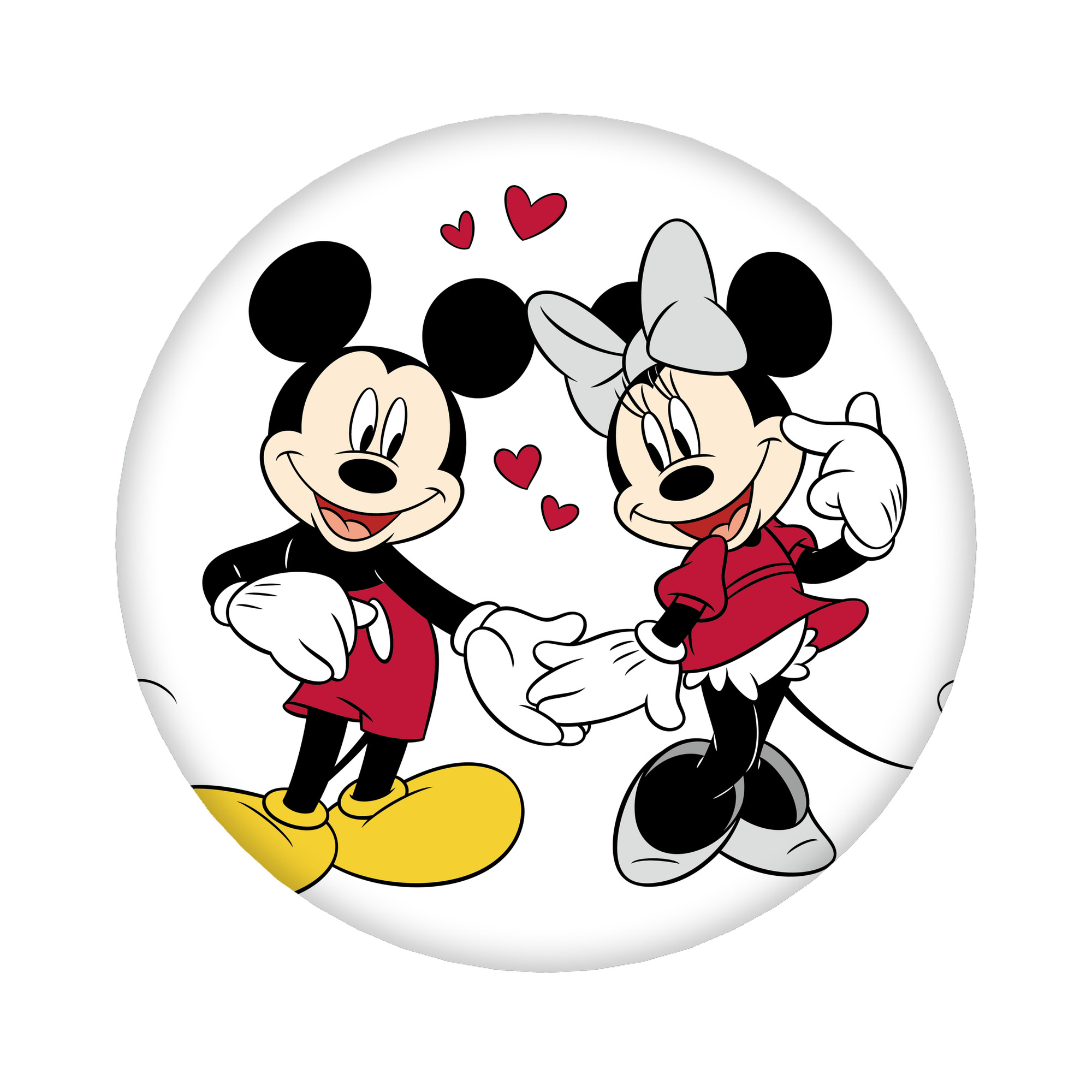 （画像用） ミッキーマウス Mickey Mouse 6cm 缶バッジ 複数セット