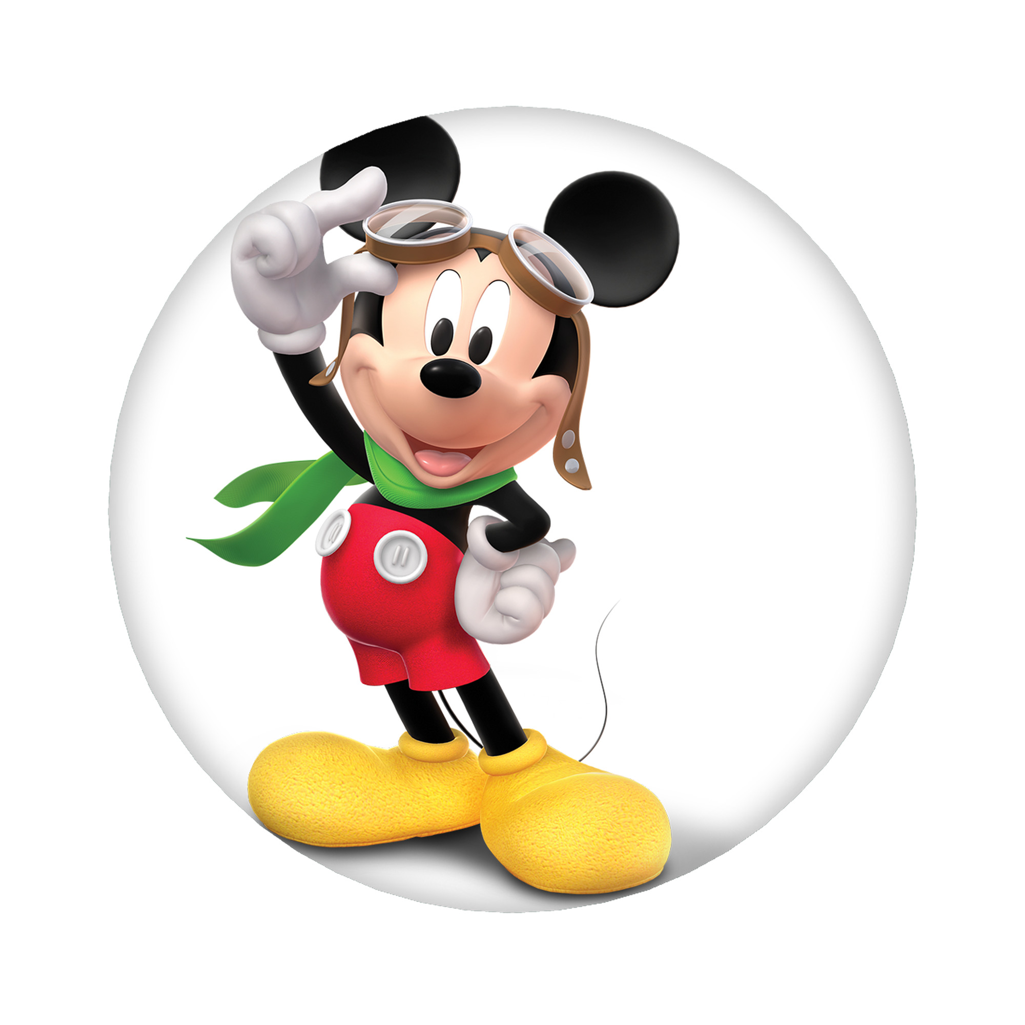 （画像用） ミッキーマウス Mickey Mouse 6cm 缶バッジ 複数セット
