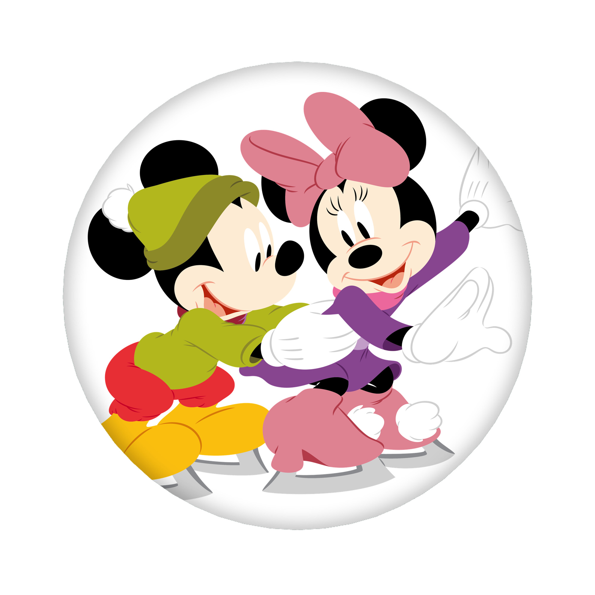 （画像用） ミッキーマウス Mickey Mouse 6cm 缶バッジ 複数セット