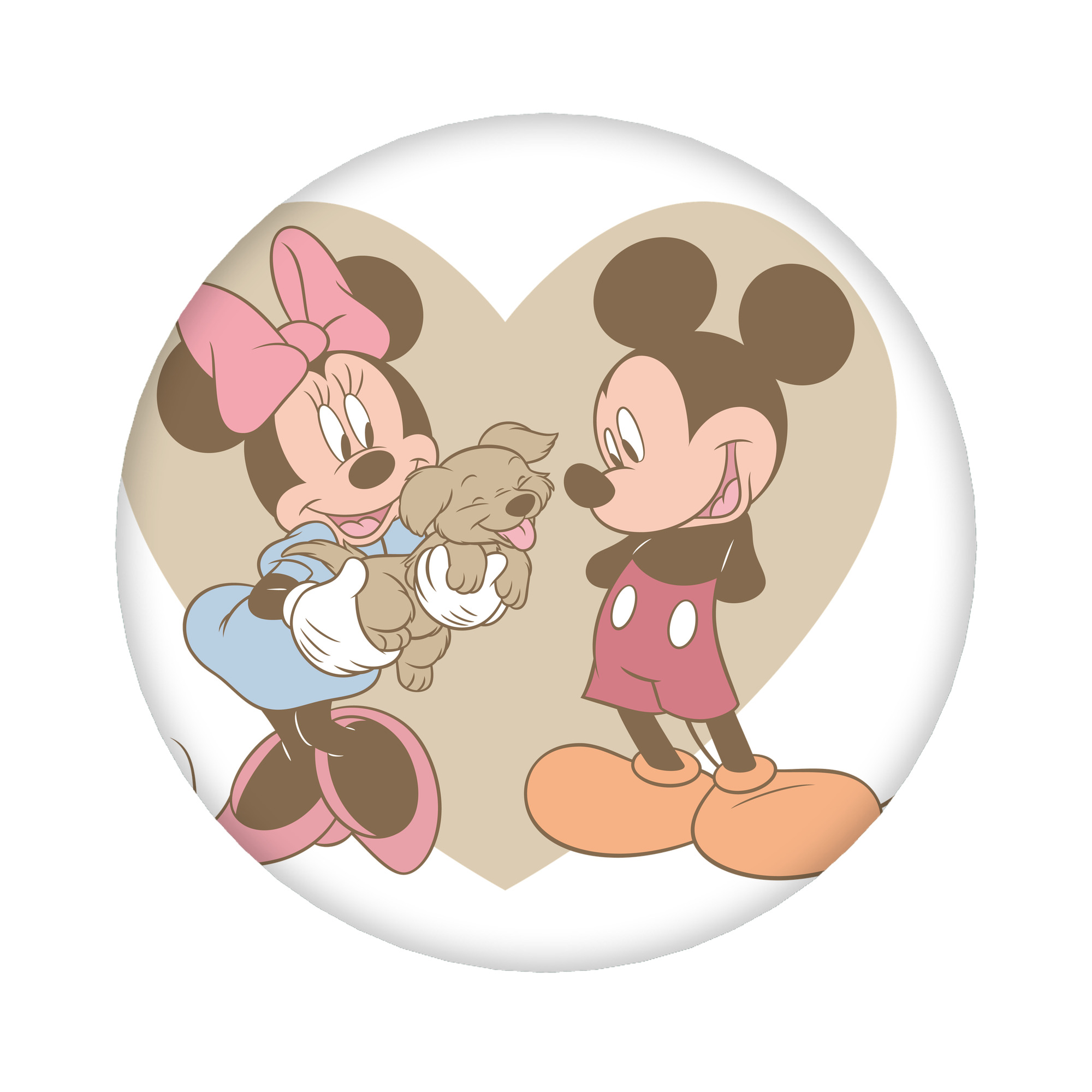 （画像用） ミッキーマウス Mickey Mouse 6cm 缶バッジ 複数セット