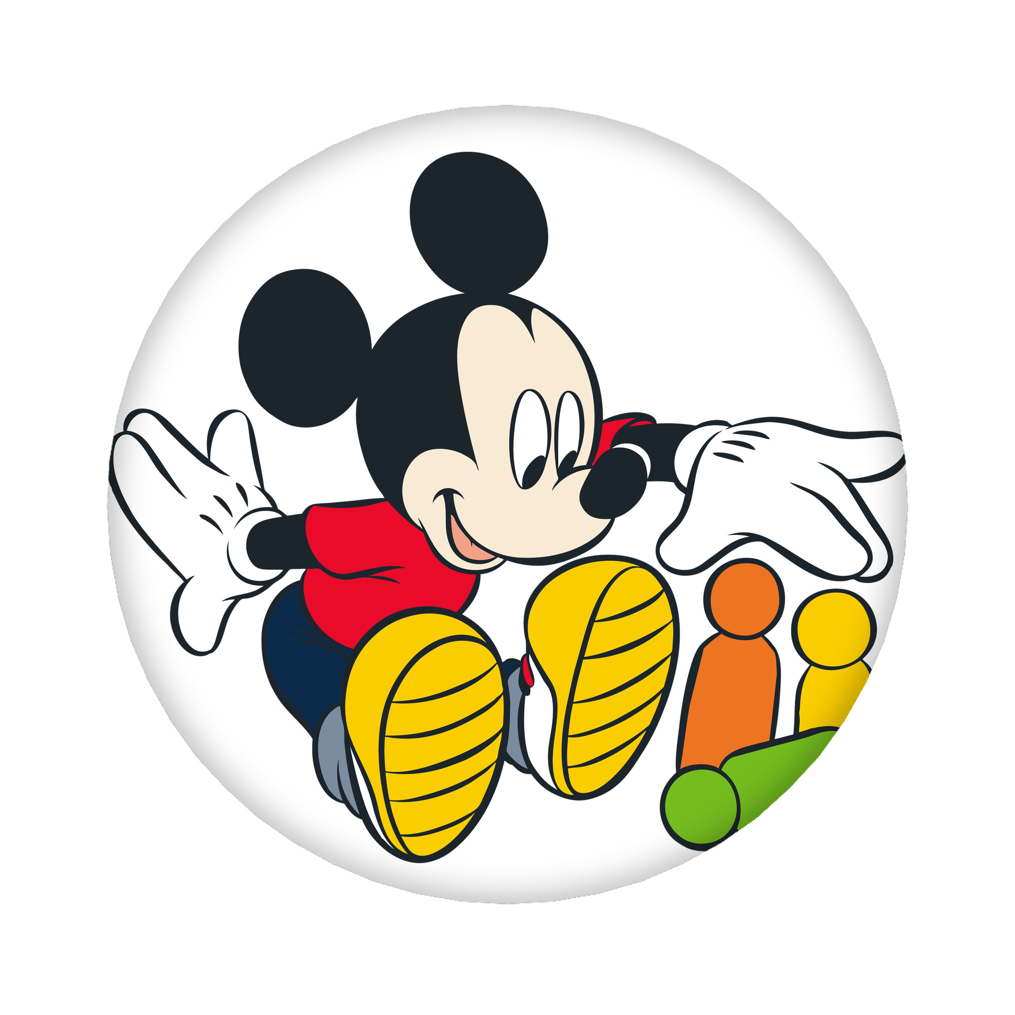 （画像用） ミッキーマウス Mickey Mouse 6cm 缶バッジ 複数セット