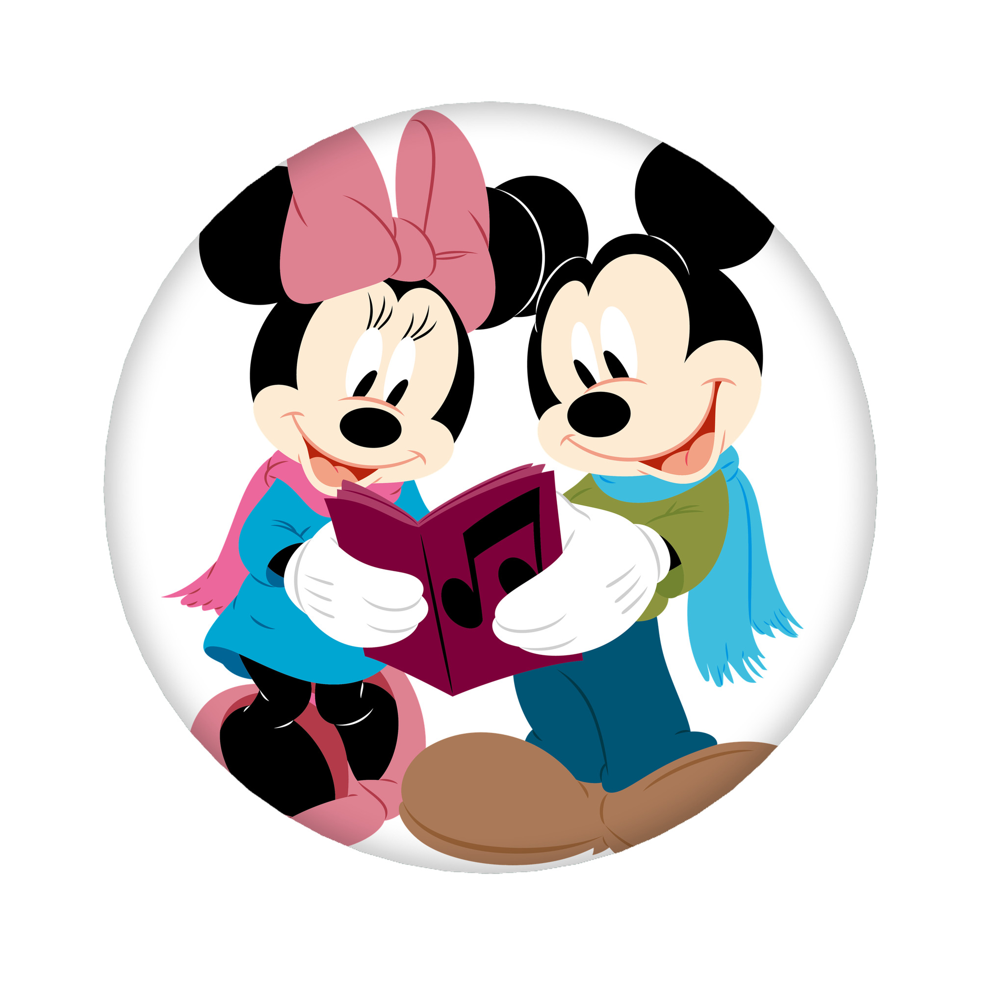 （画像用） ミッキーマウス Mickey Mouse 6cm 缶バッジ 複数セット