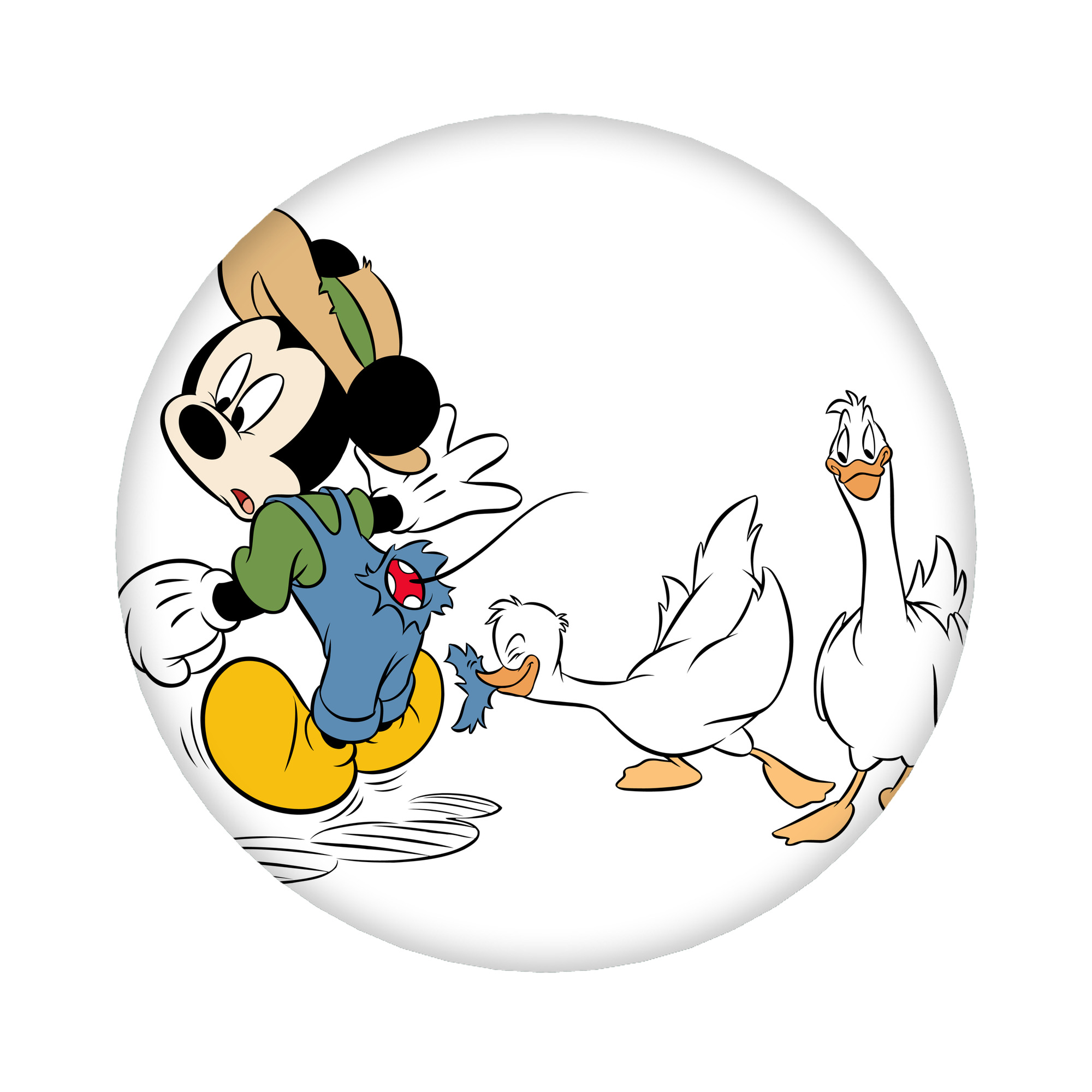 （画像用） ミッキーマウス Mickey Mouse 6cm 缶バッジ 複数セット