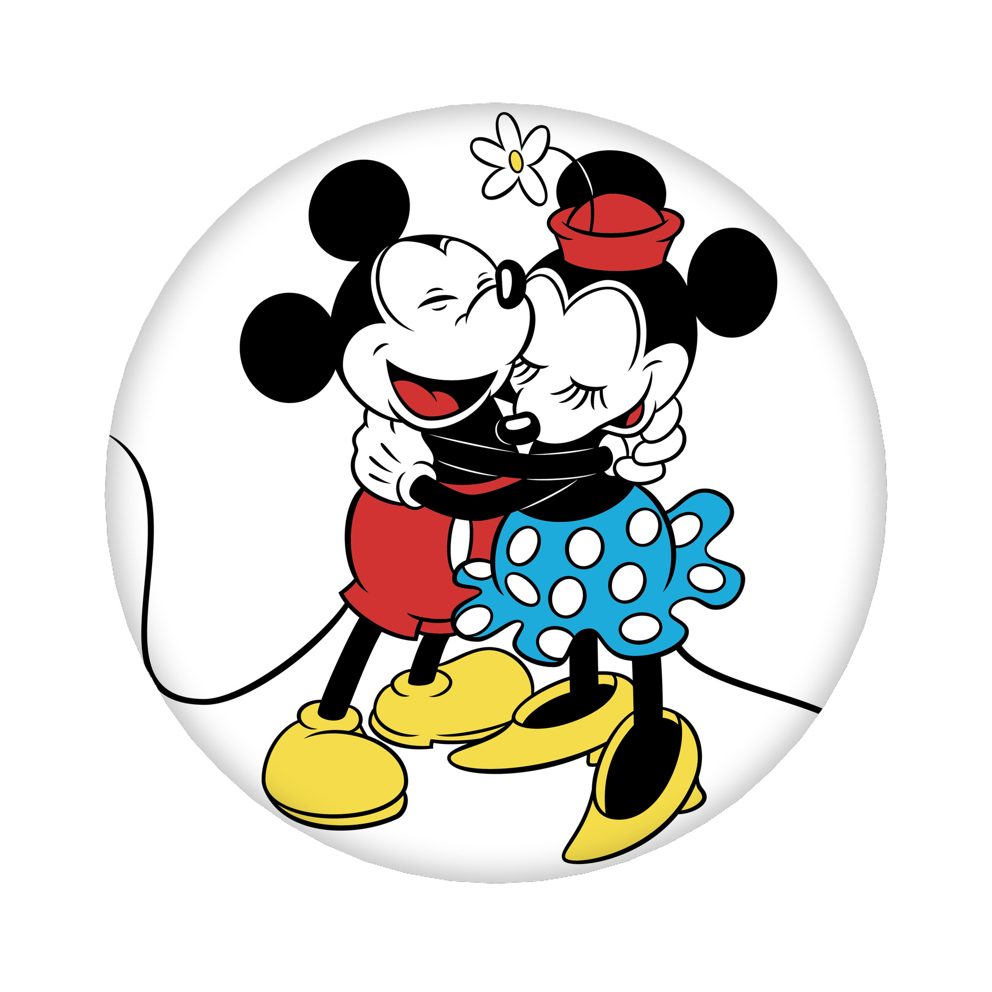 （画像用） ミッキーマウス Mickey Mouse 6cm 缶バッジ 複数セット