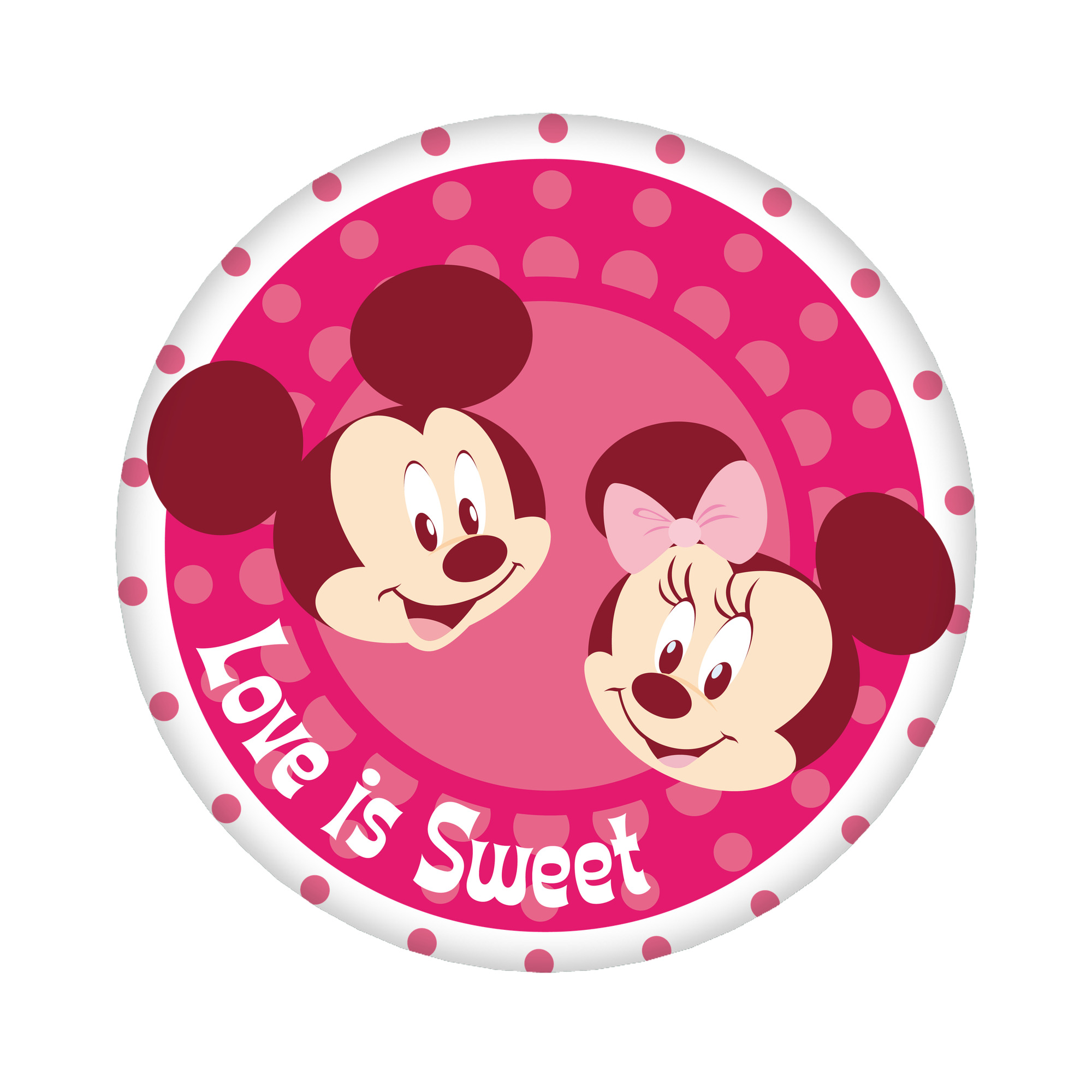 （画像用） ミッキーマウス Mickey Mouse 6cm 缶バッジ 複数セット