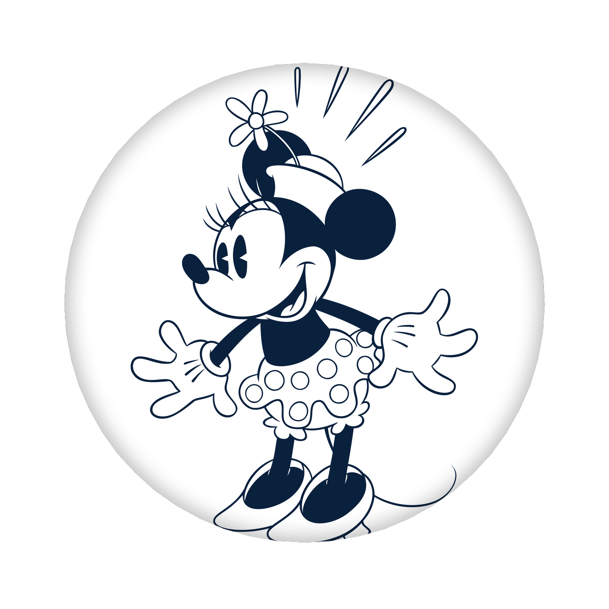 （画像用） ミッキーマウス Mickey Mouse 6cm 缶バッジ 複数セット