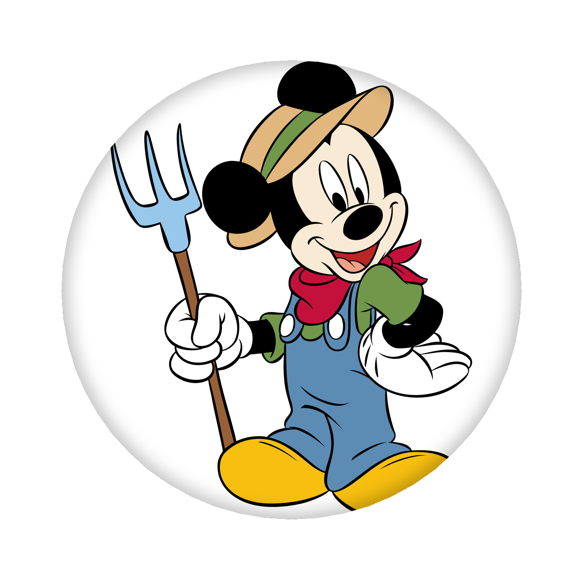（画像用） ミッキーマウス Mickey Mouse 6cm 缶バッジ 複数セット