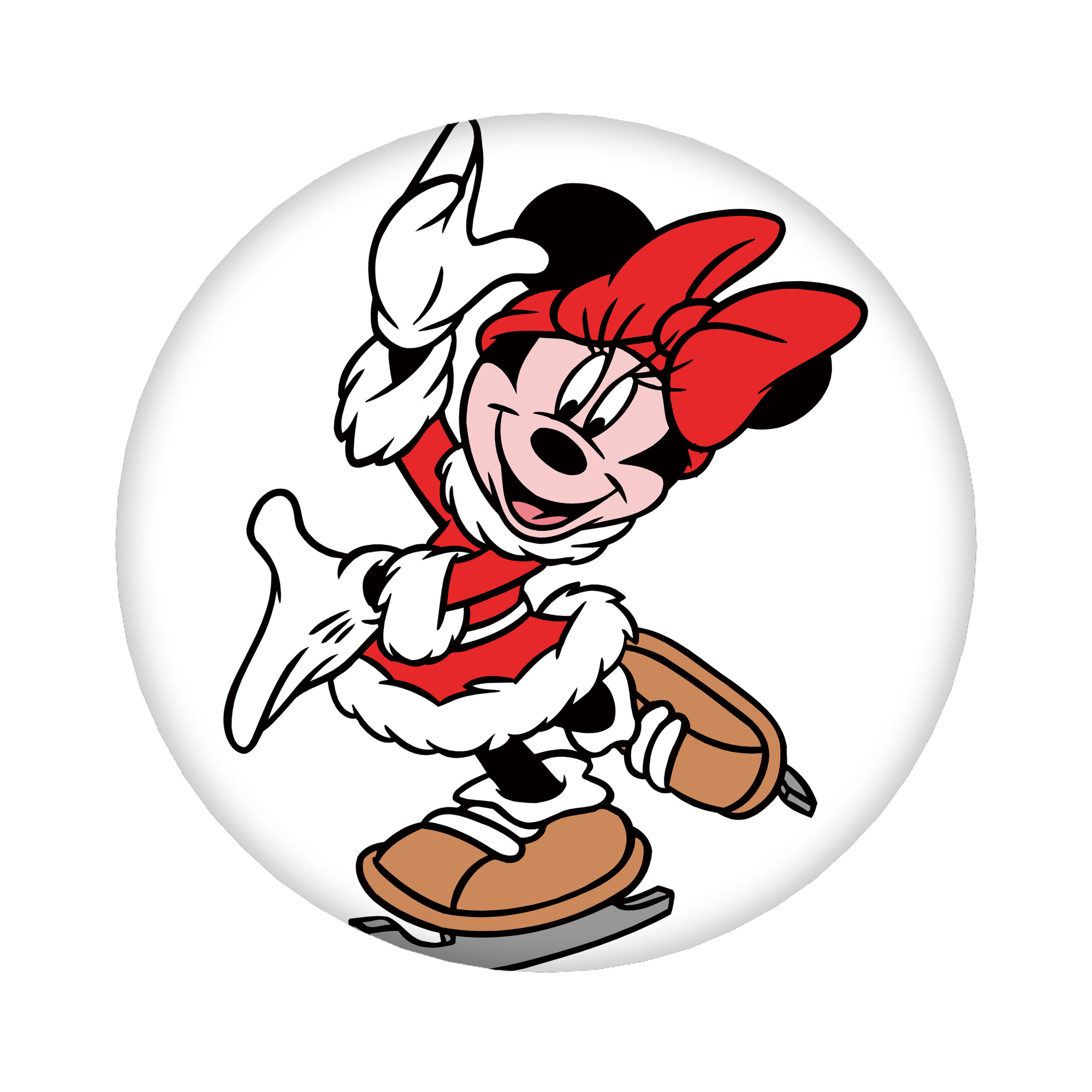 （画像用） ミッキーマウス Mickey Mouse 6cm 缶バッジ 複数セット