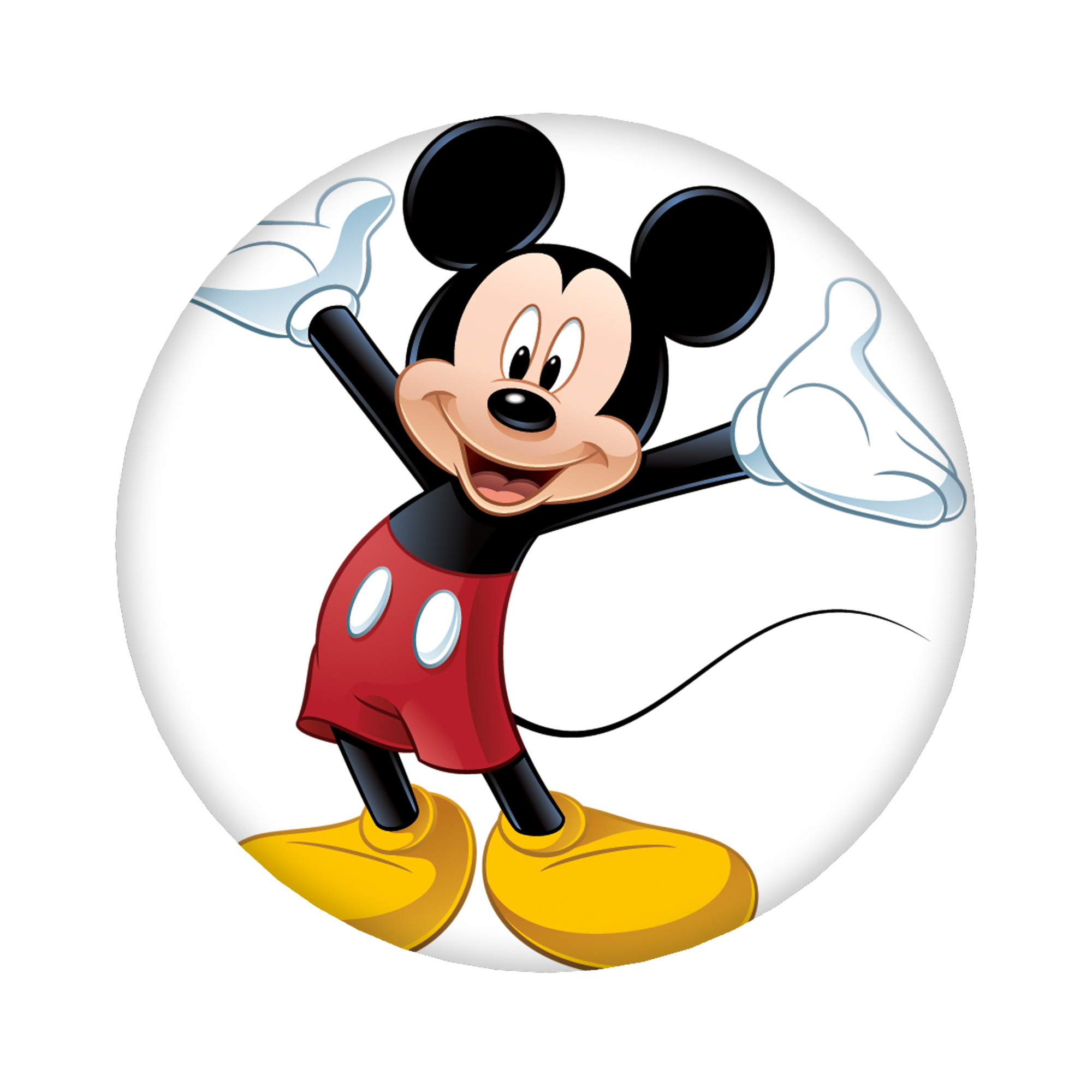 （画像用） ミッキーマウス Mickey Mouse 6cm 缶バッジ 複数セット