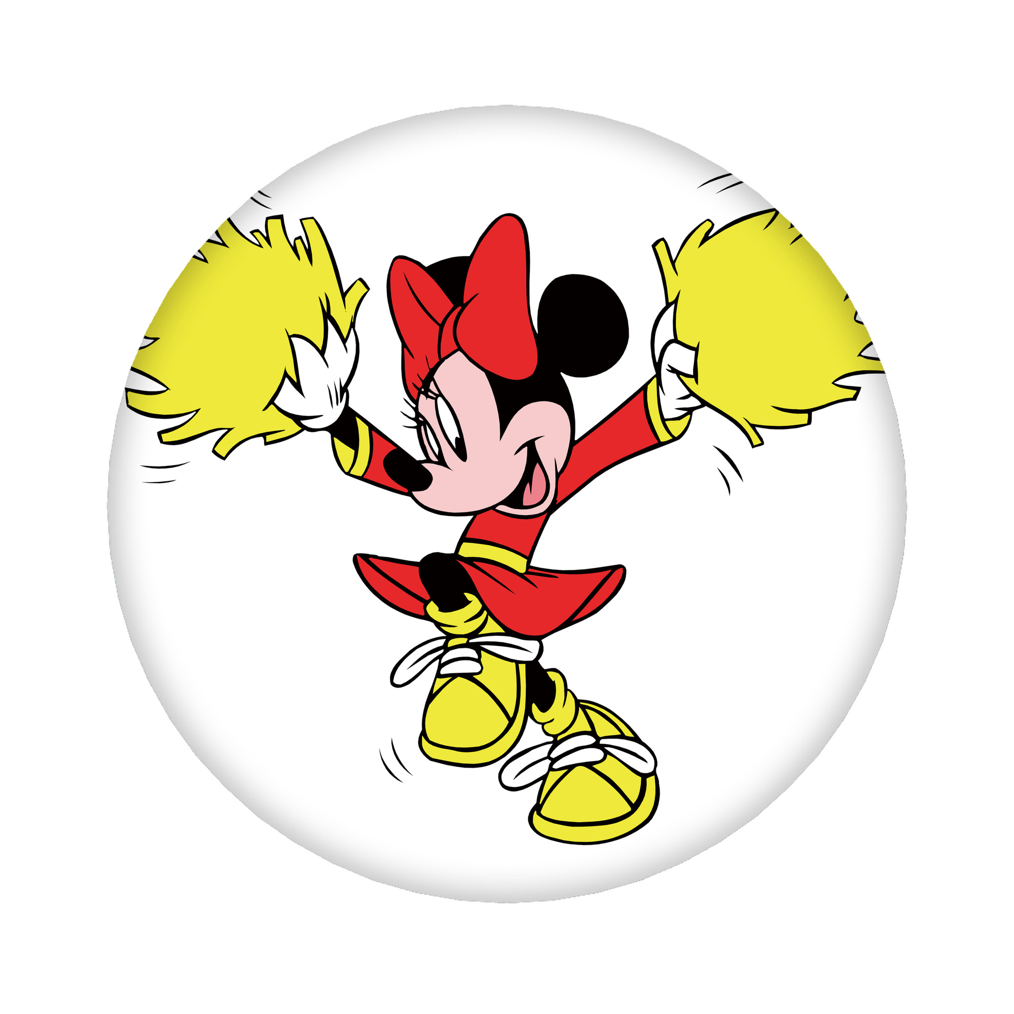 （画像用） ミッキーマウス Mickey Mouse 6cm 缶バッジ 複数セット