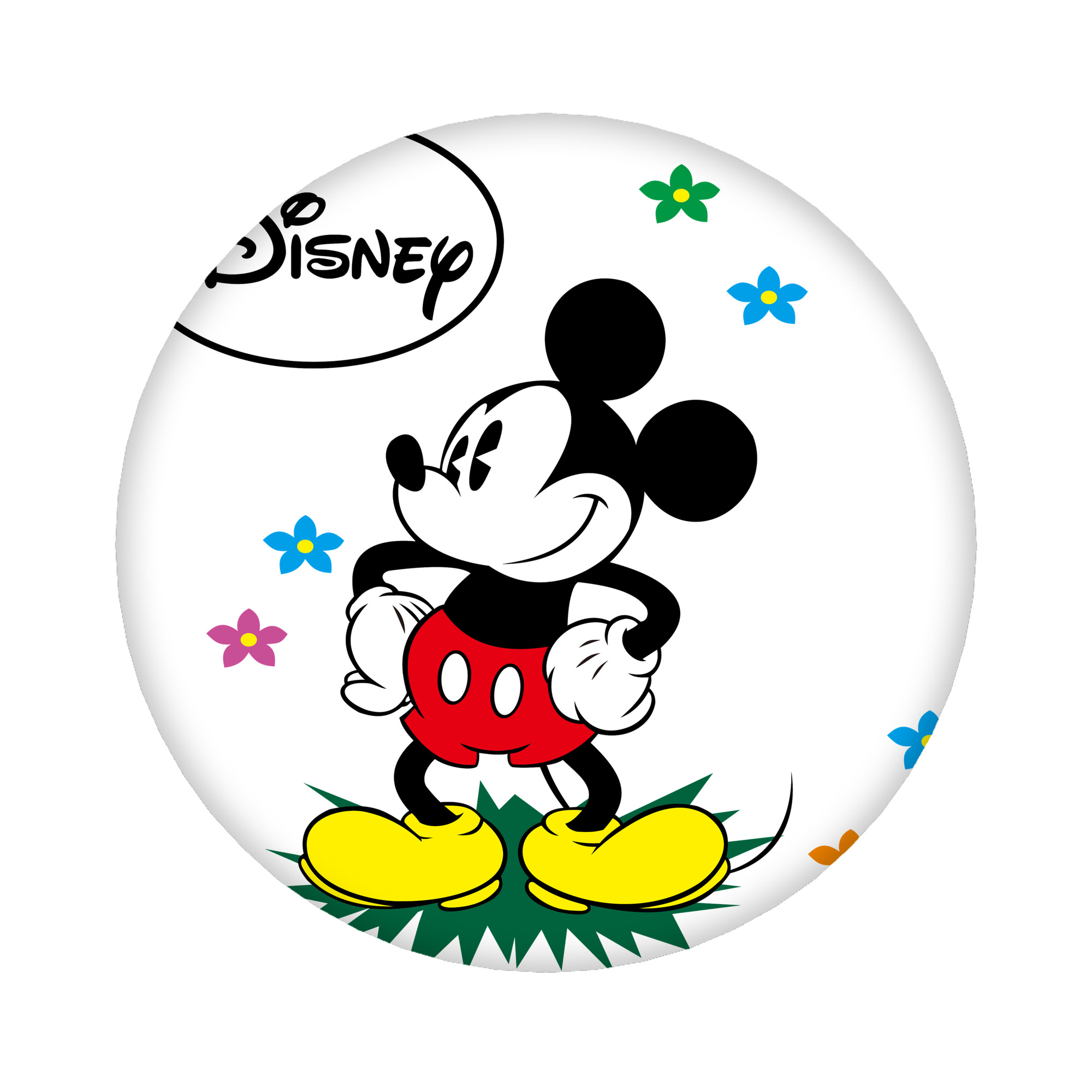 （画像用） ミッキーマウス Mickey Mouse 6cm 缶バッジ 複数セット