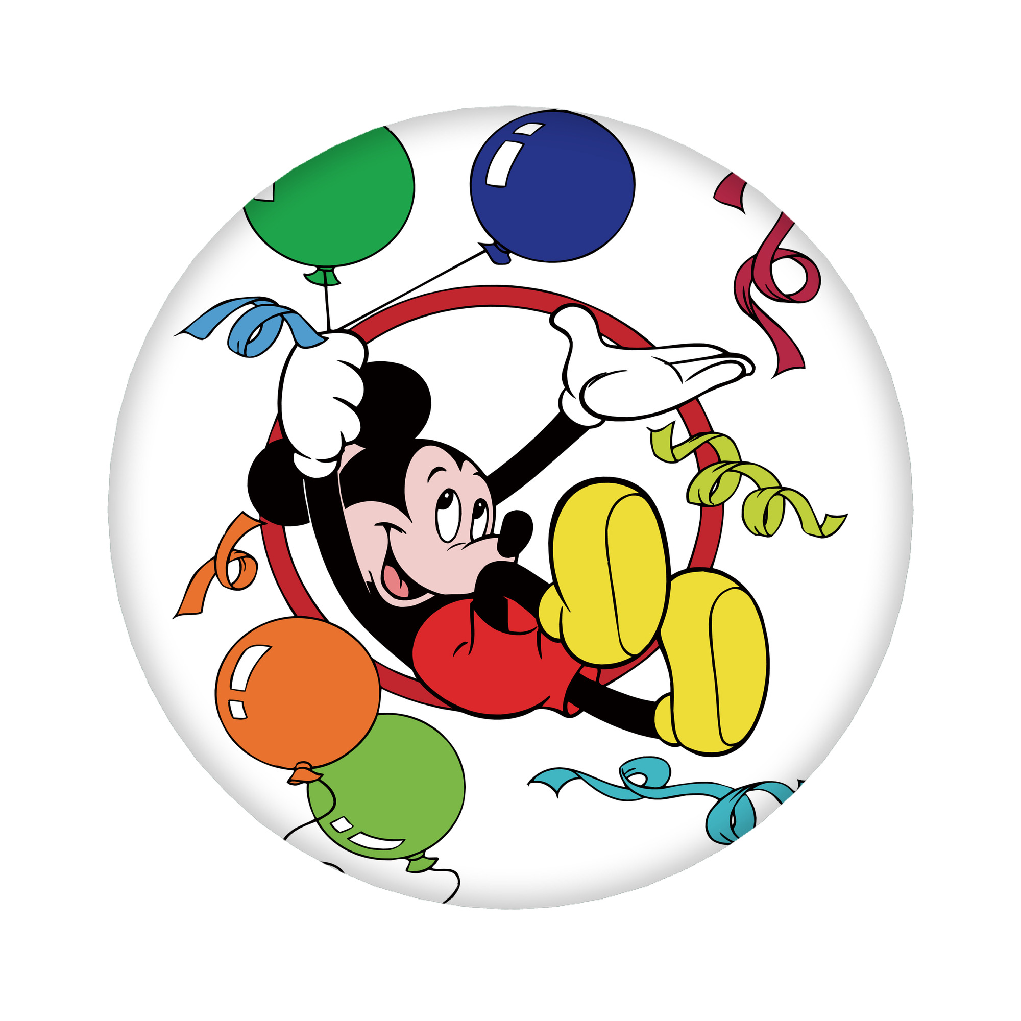 （画像用） ミッキーマウス Mickey Mouse 6cm 缶バッジ 複数セット