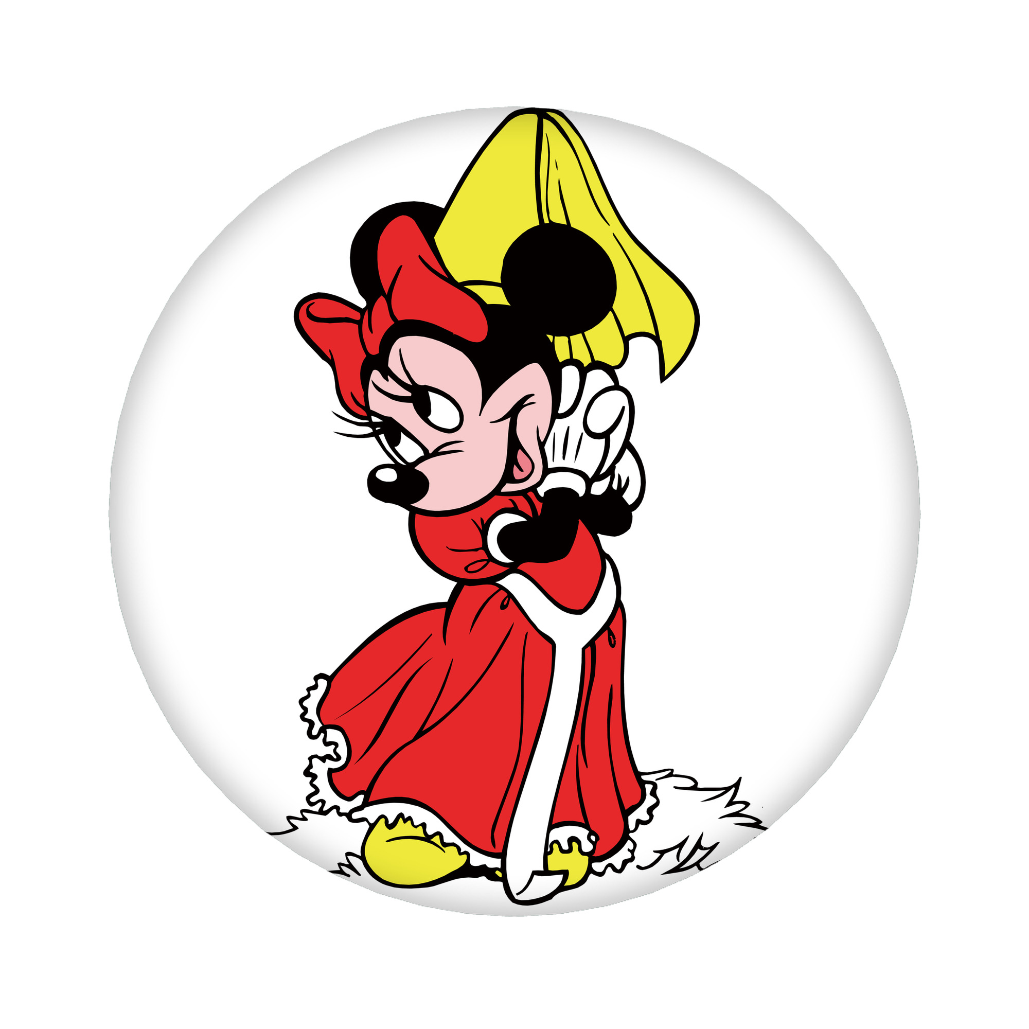 （画像用） ミッキーマウス Mickey Mouse 6cm 缶バッジ 複数セット