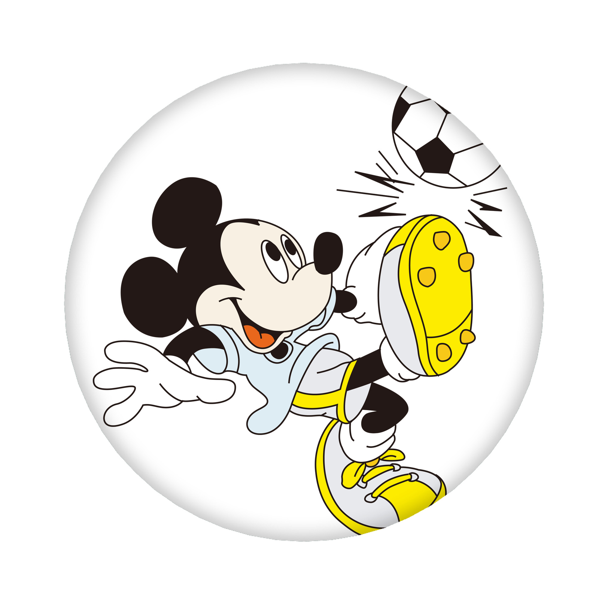 （画像用） ミッキーマウス Mickey Mouse 6cm 缶バッジ 複数セット