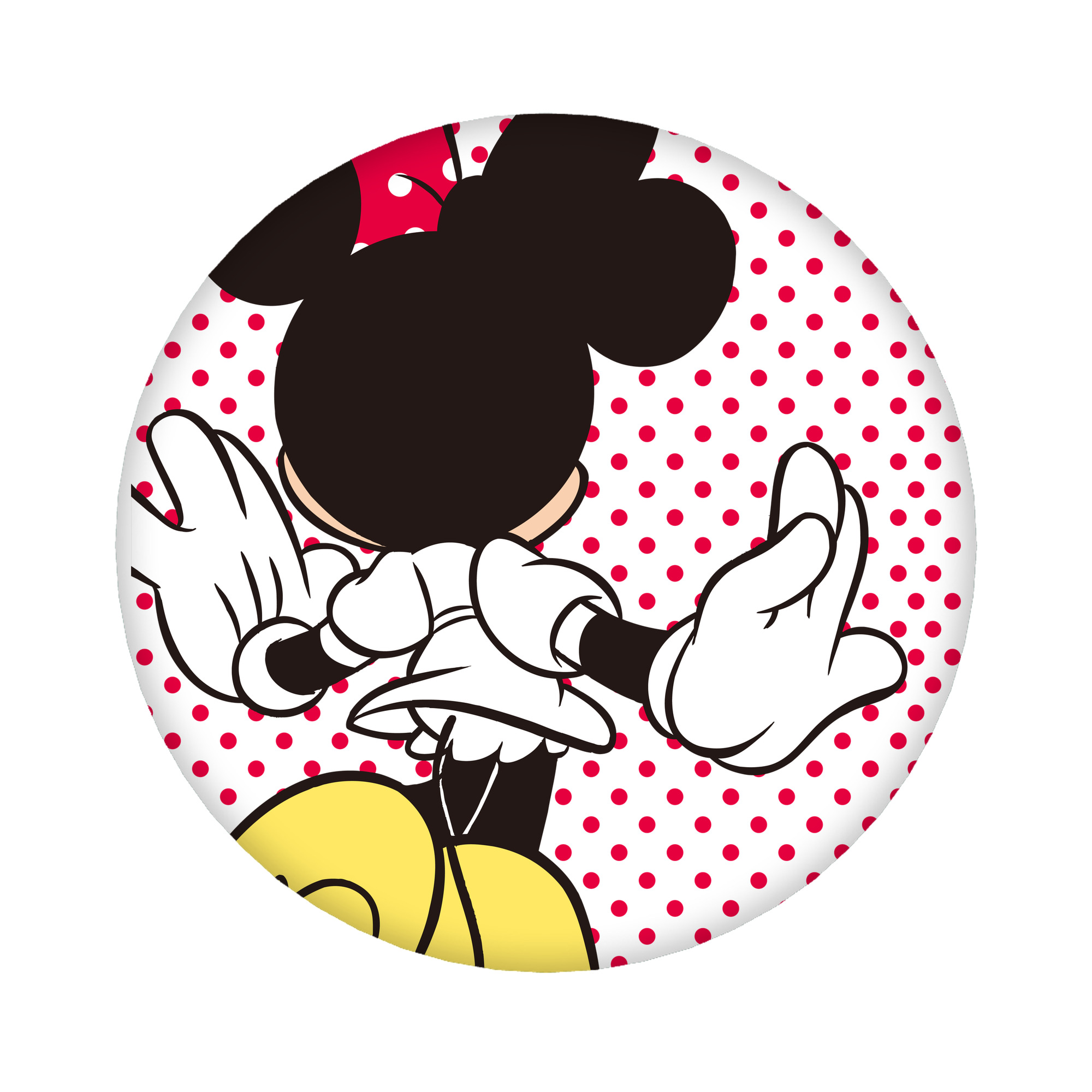 （画像用） ミッキーマウス Mickey Mouse 6cm 缶バッジ 複数セット