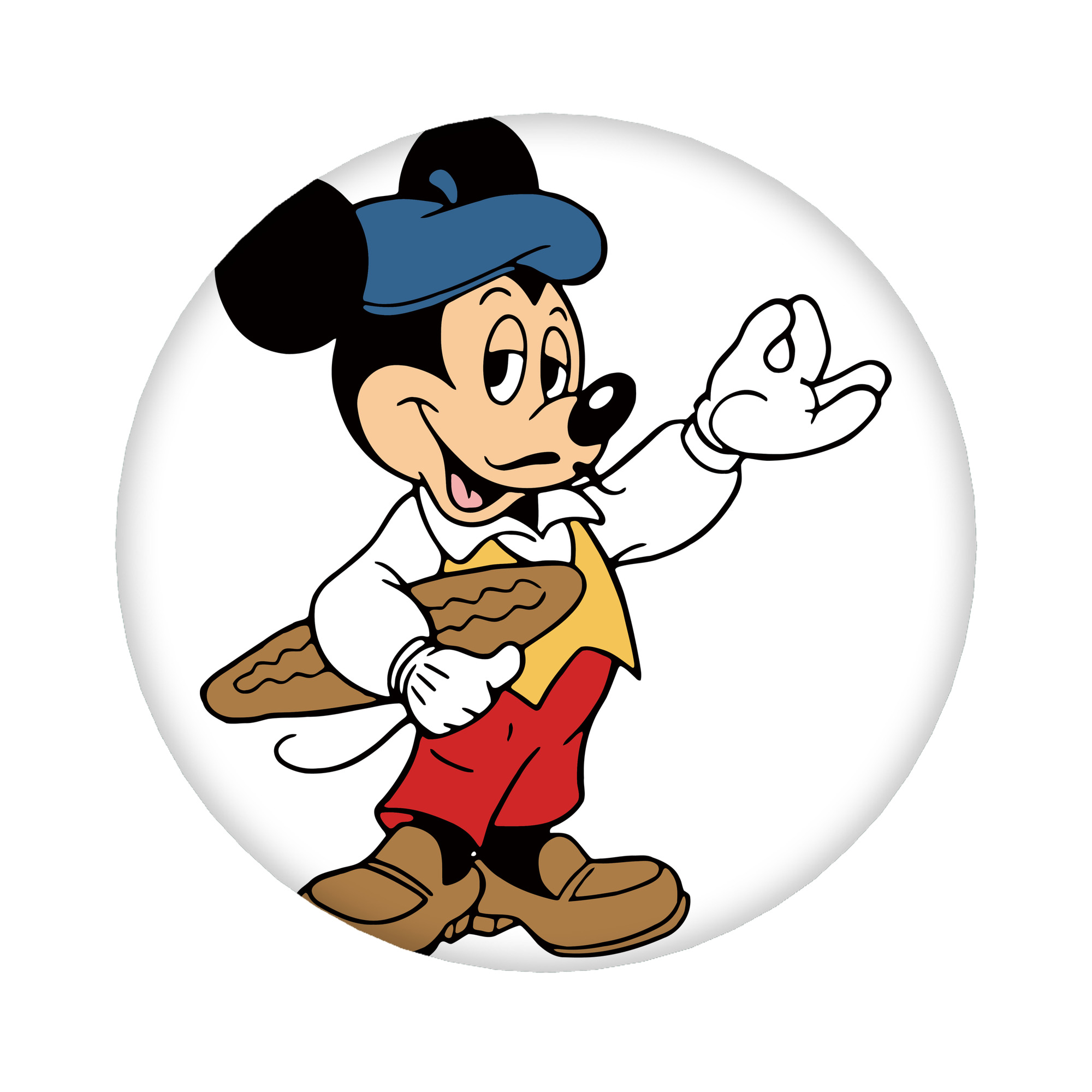 （画像用） ミッキーマウス Mickey Mouse 6cm 缶バッジ 複数セット
