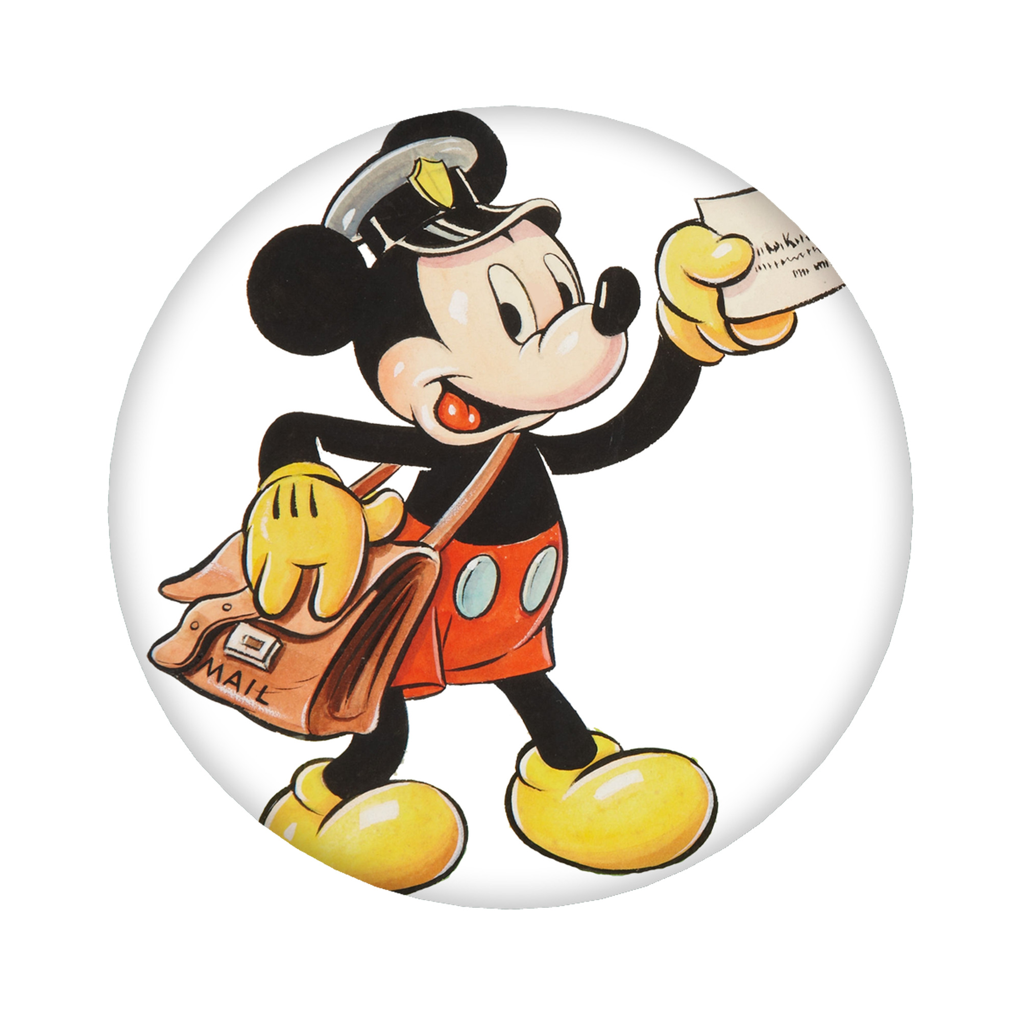 （画像用） ミッキーマウス Mickey Mouse 6cm 缶バッジ 複数セット