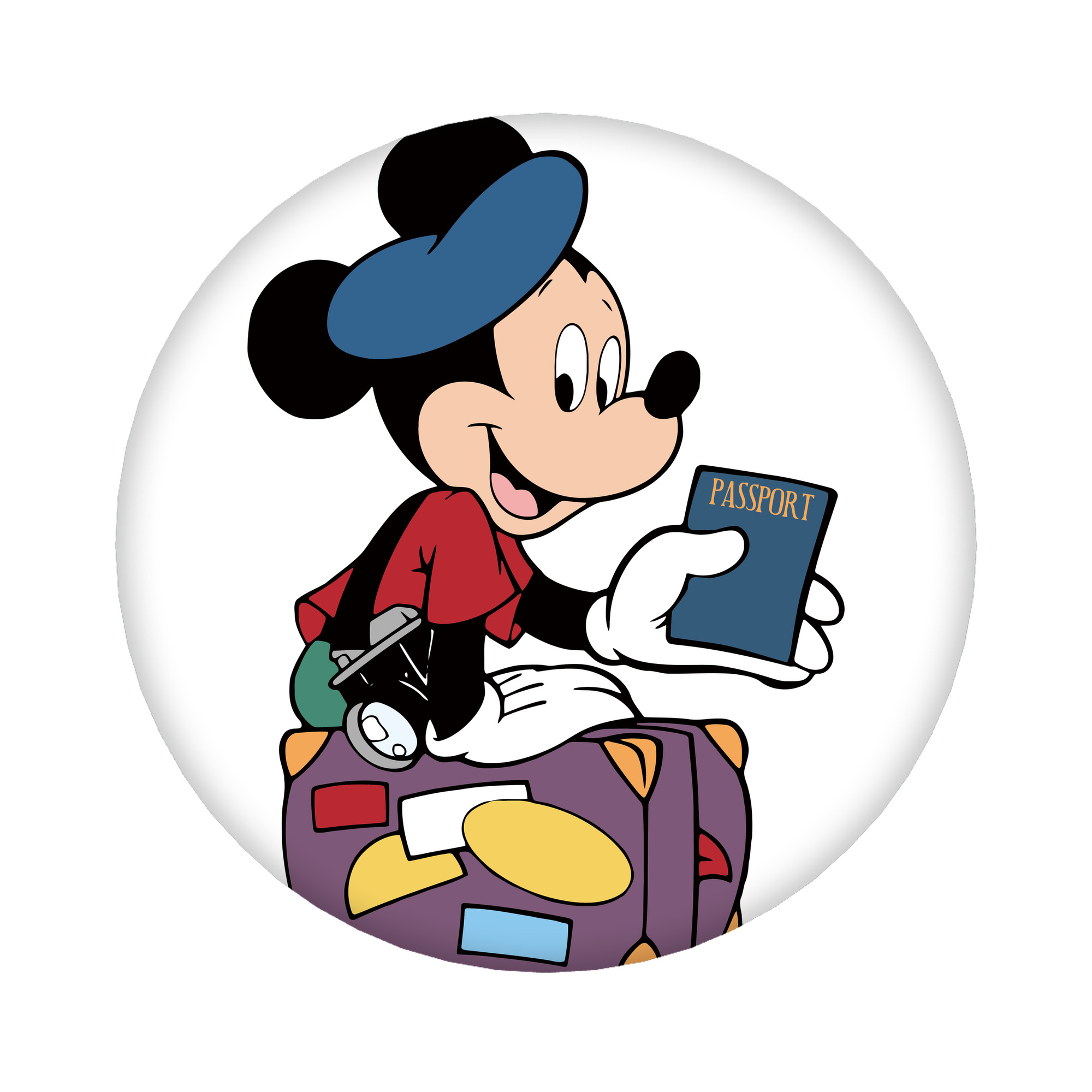 （画像用） ミッキーマウス Mickey Mouse 6cm 缶バッジ 複数セット