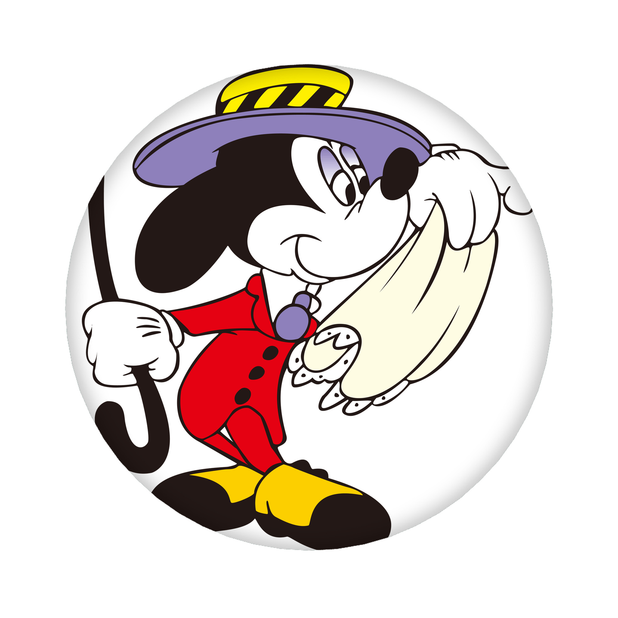 （画像用） ミッキーマウス Mickey Mouse 6cm 缶バッジ 複数セット