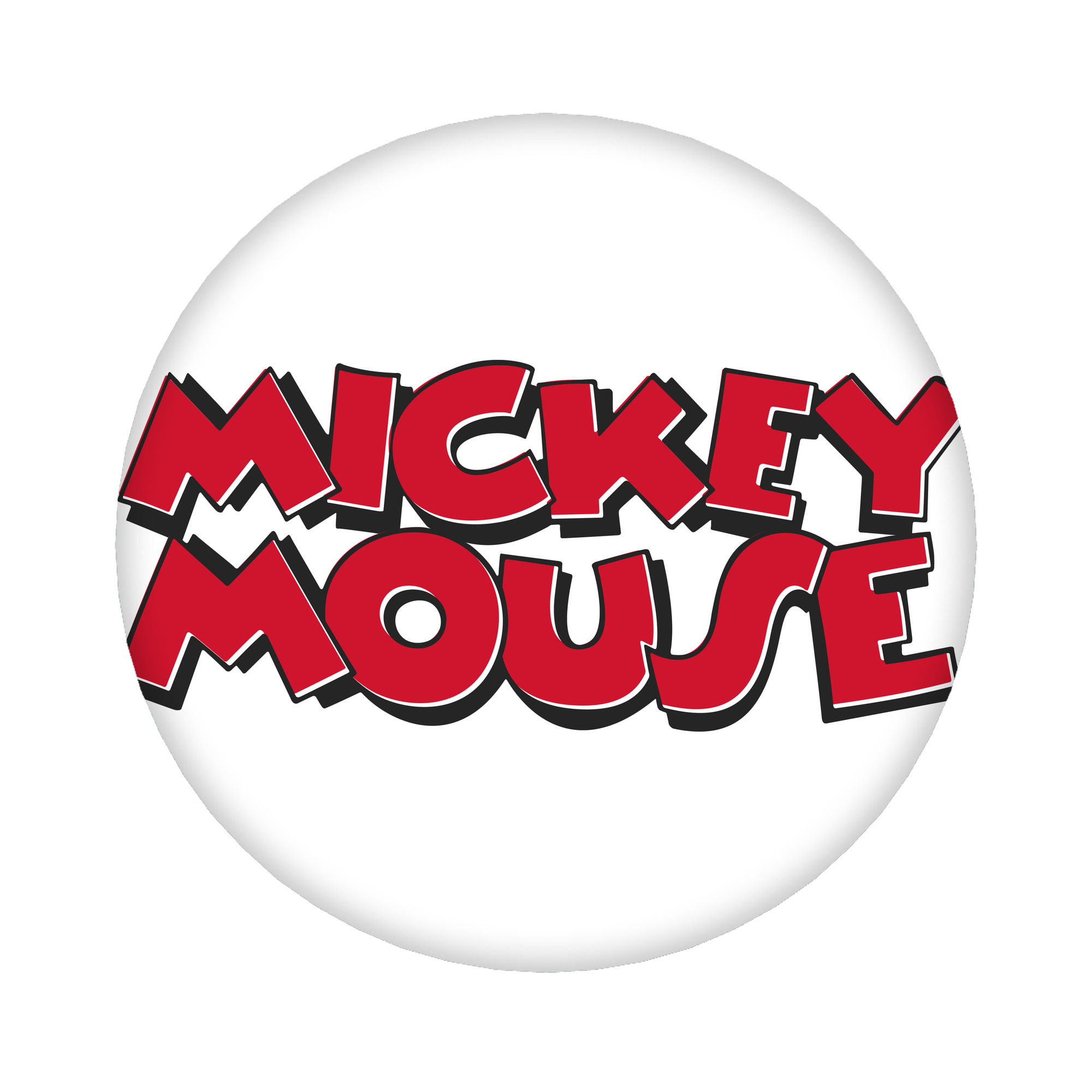 （画像用） ミッキーマウス Mickey Mouse 6cm 缶バッジ 複数セット
