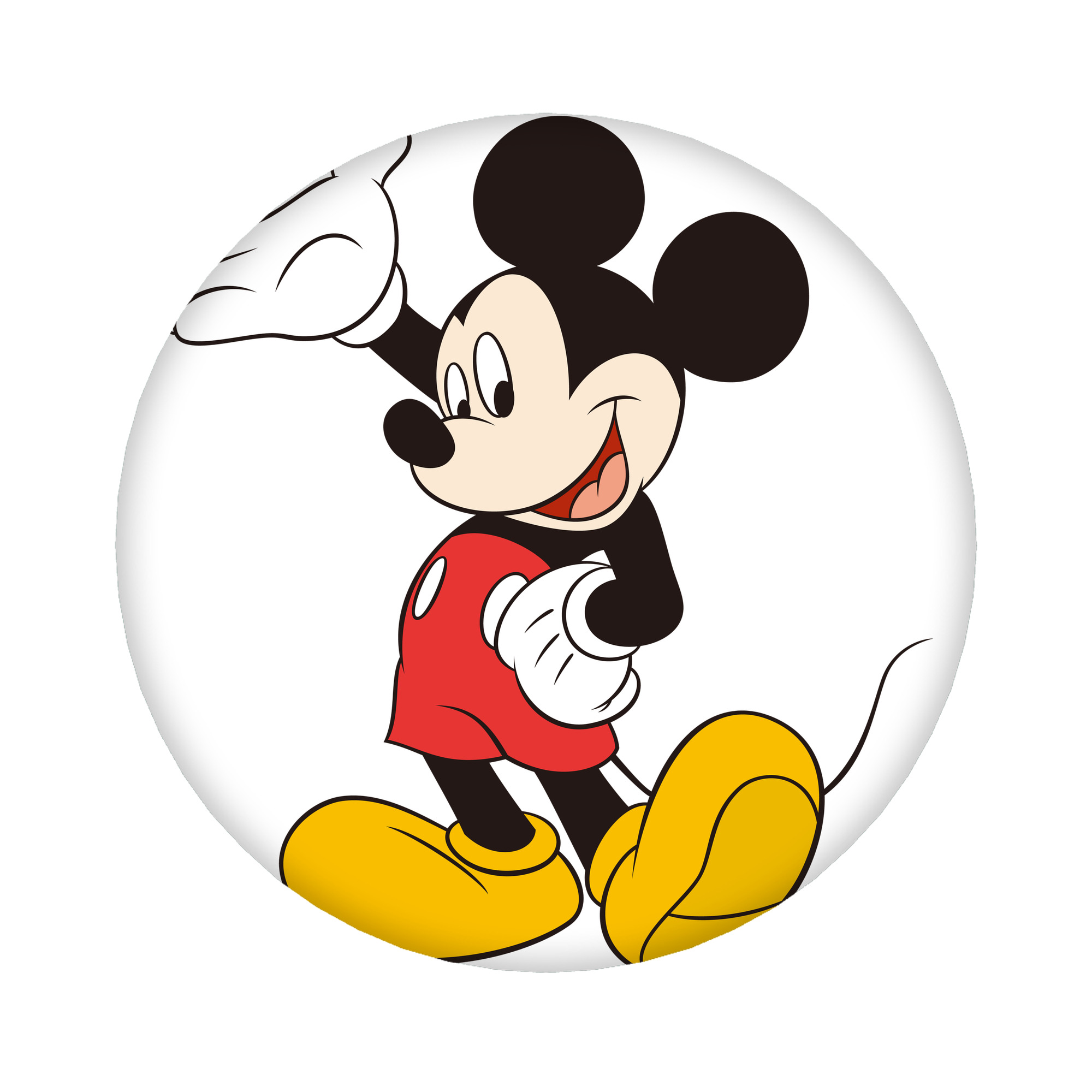 （画像用） ミッキーマウス Mickey Mouse 6cm 缶バッジ 複数セット