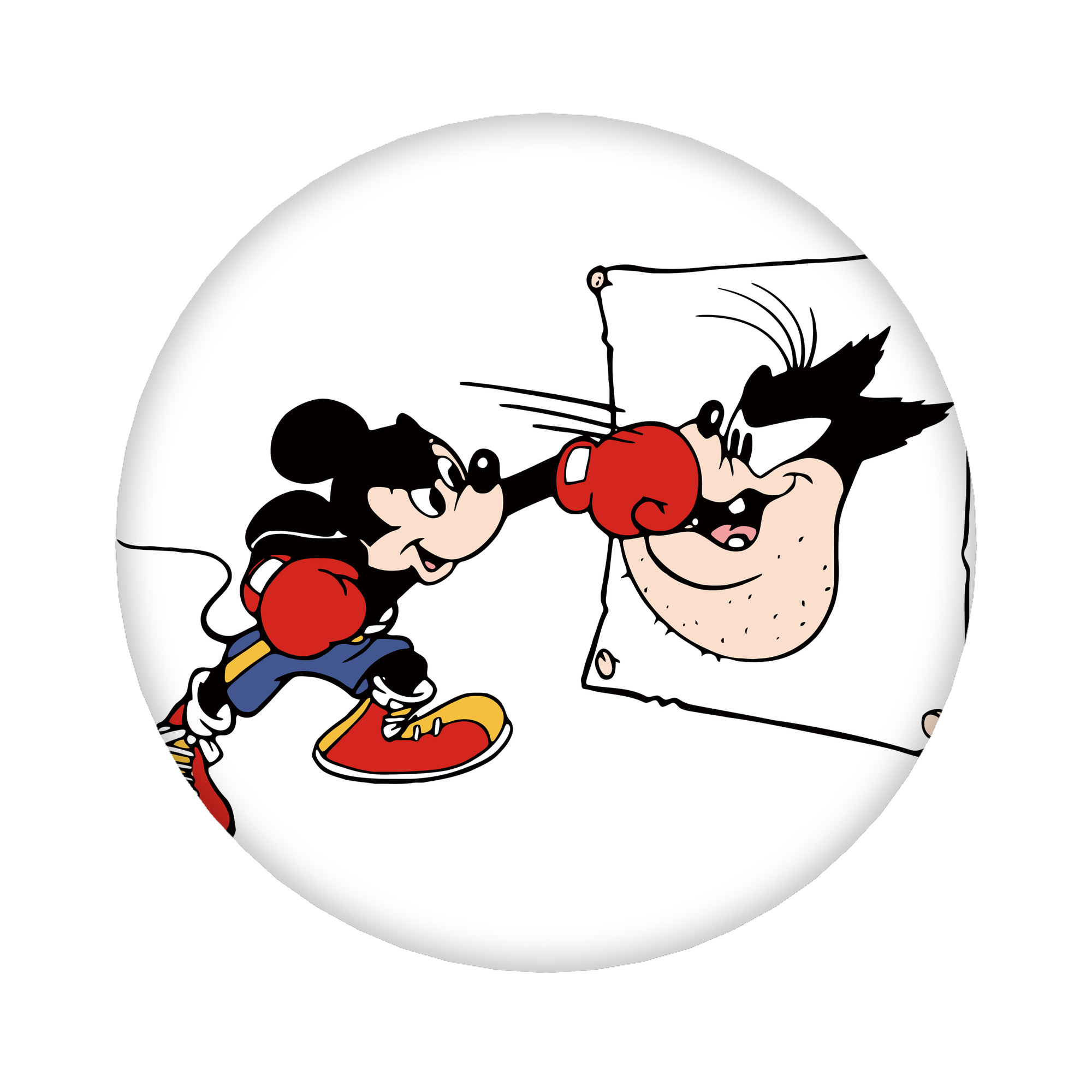 （画像用） ミッキーマウス Mickey Mouse 6cm 缶バッジ 複数セット