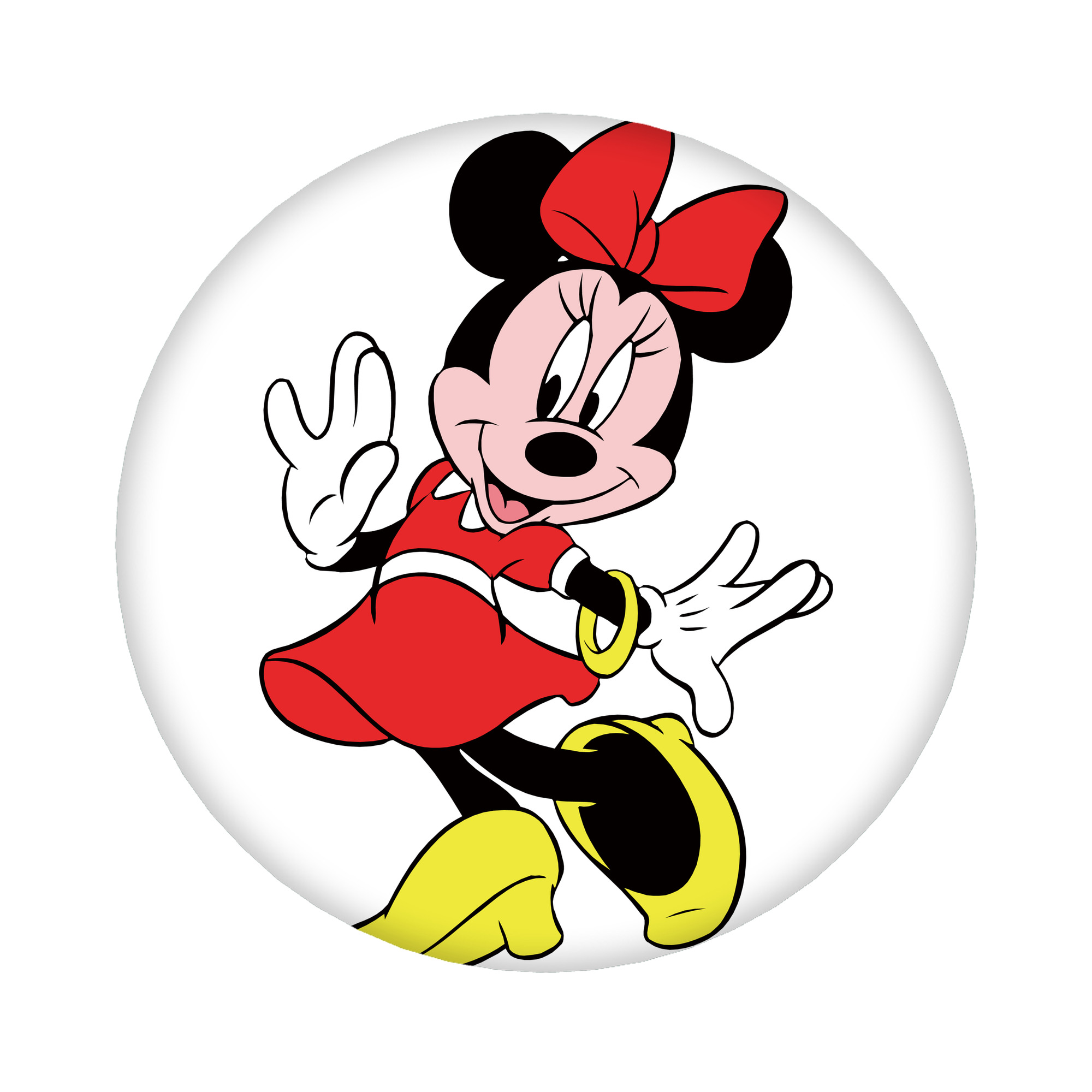 （画像用） ミッキーマウス Mickey Mouse 6cm 缶バッジ 複数セット