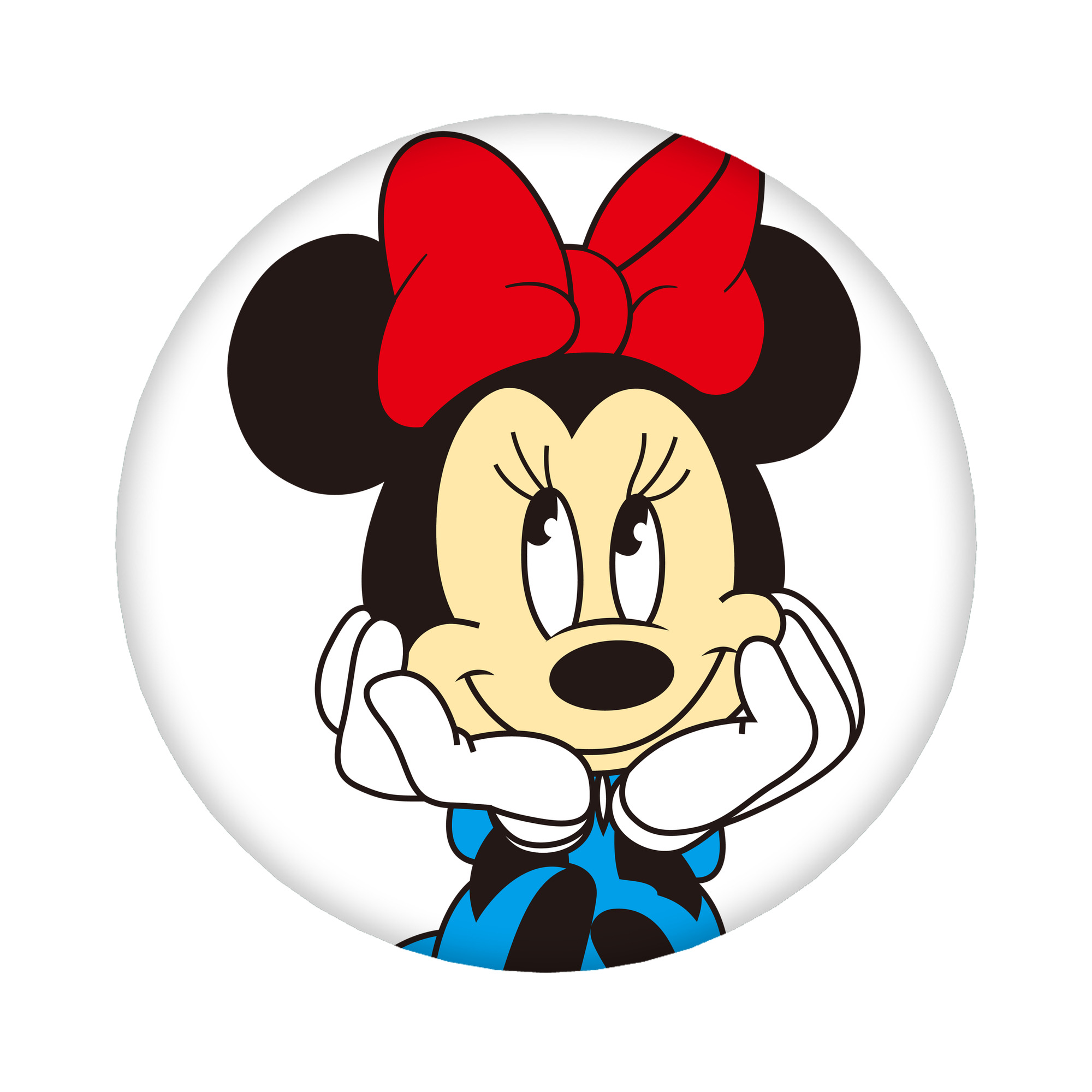 （画像用） ミッキーマウス Mickey Mouse 6cm 缶バッジ 複数セット