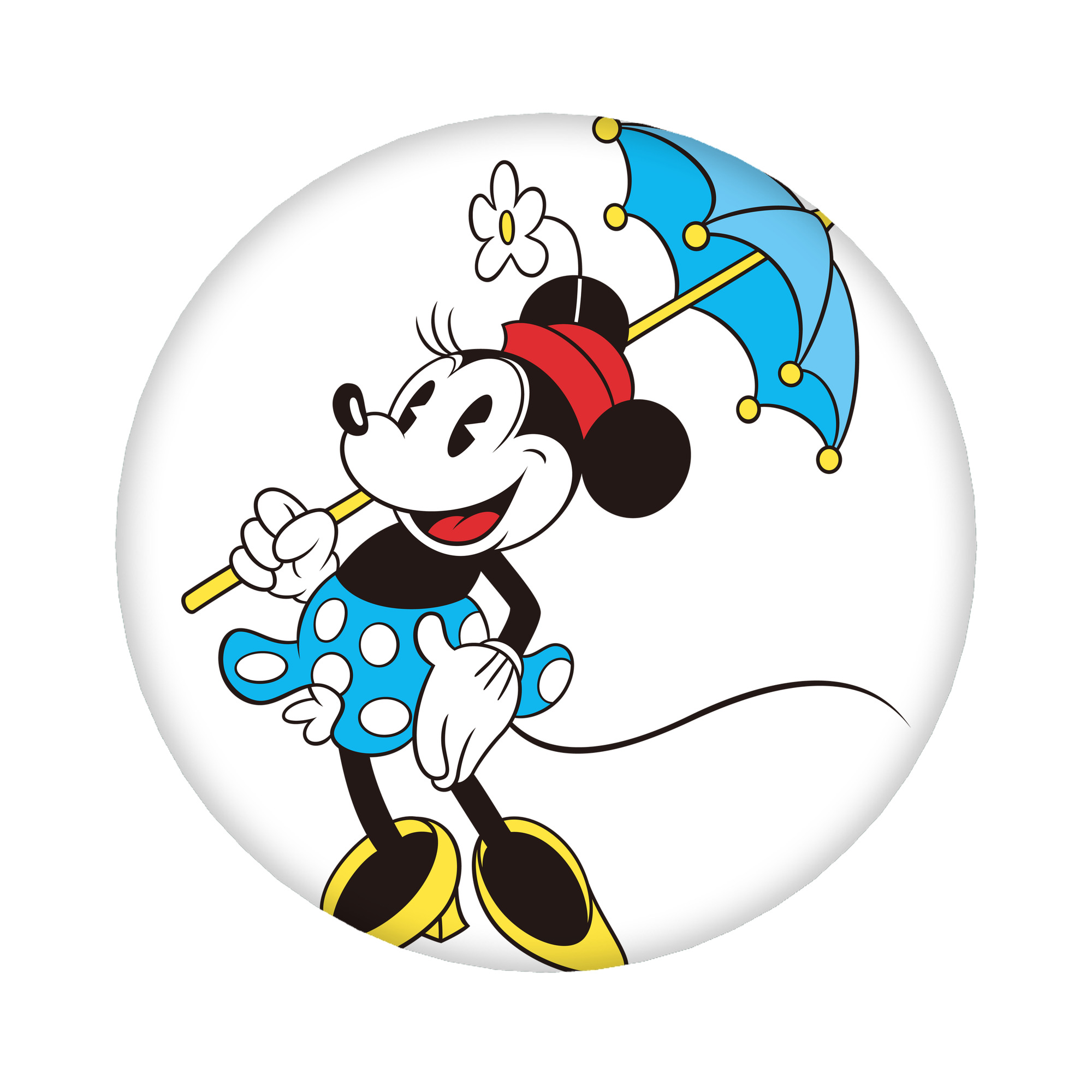 （画像用） ミッキーマウス Mickey Mouse 6cm 缶バッジ 複数セット