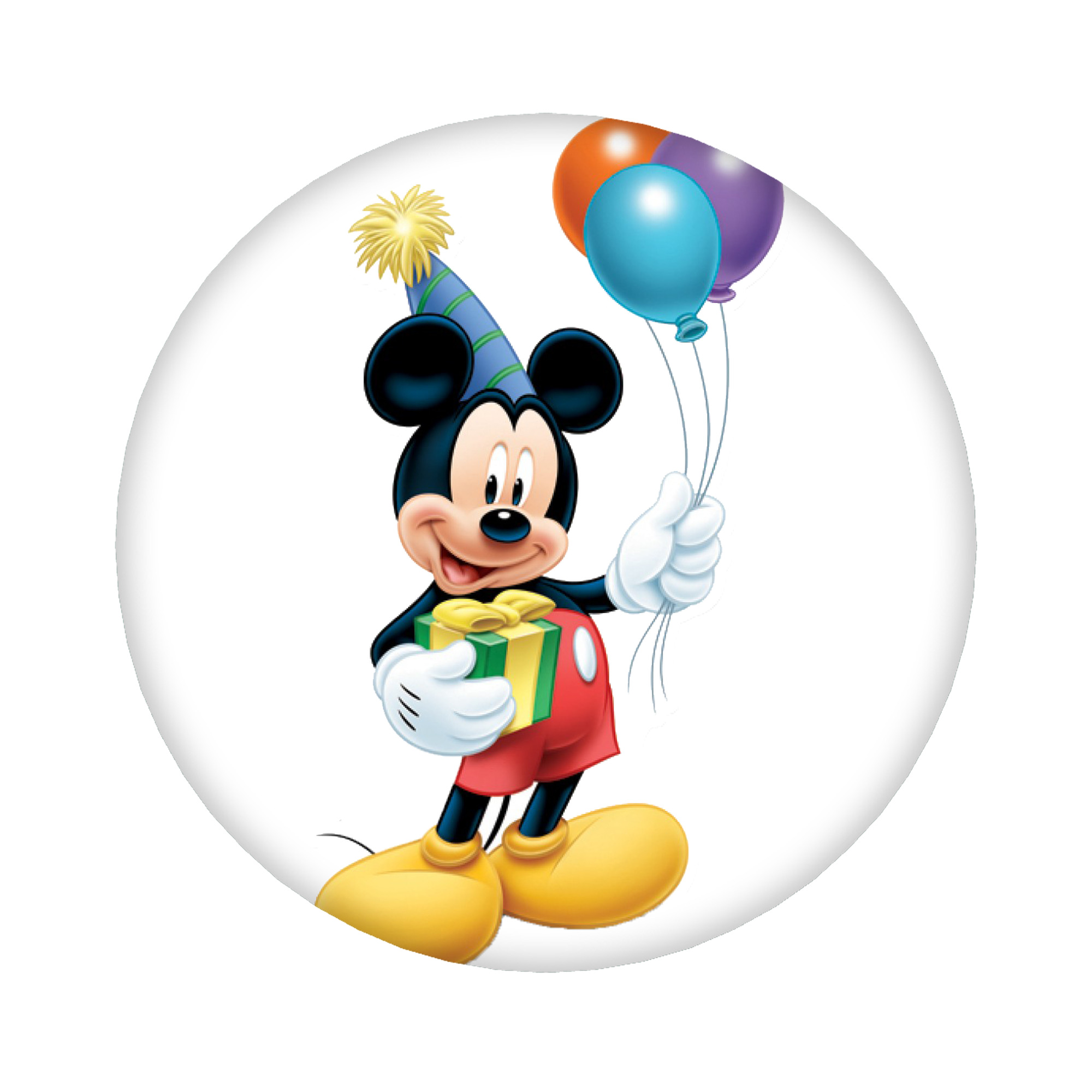 （画像用） ミッキーマウス Mickey Mouse 6cm 缶バッジ 複数セット