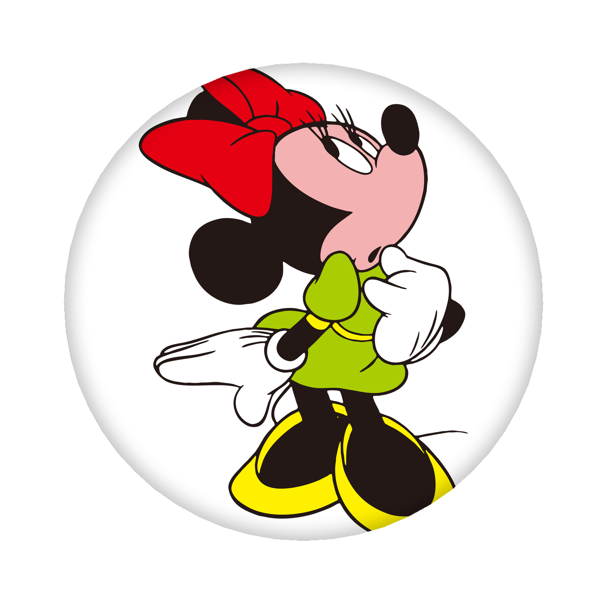 （画像用） ミッキーマウス Mickey Mouse 6cm 缶バッジ 複数セット