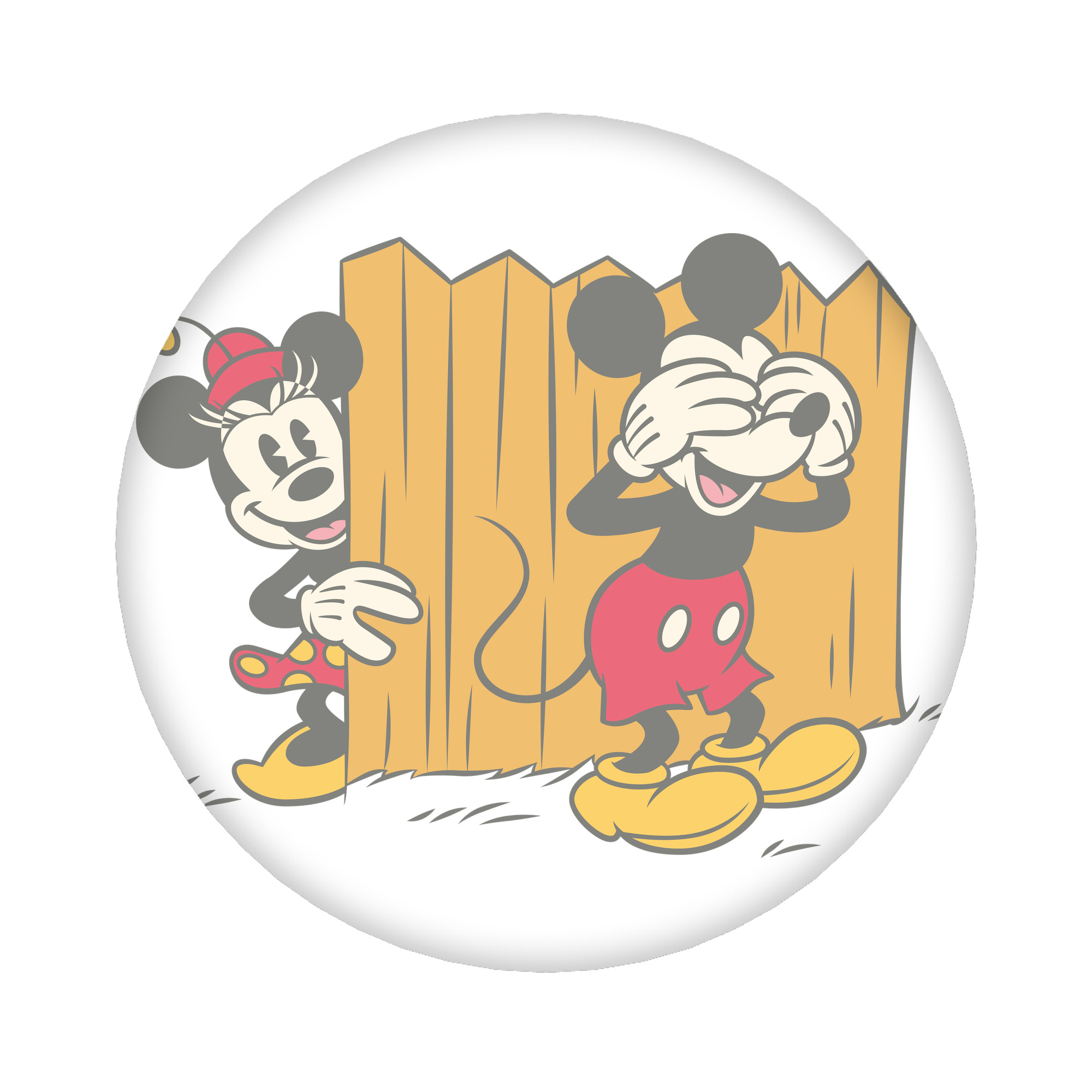 （画像用） ミッキーマウス Mickey Mouse 6cm 缶バッジ 複数セット