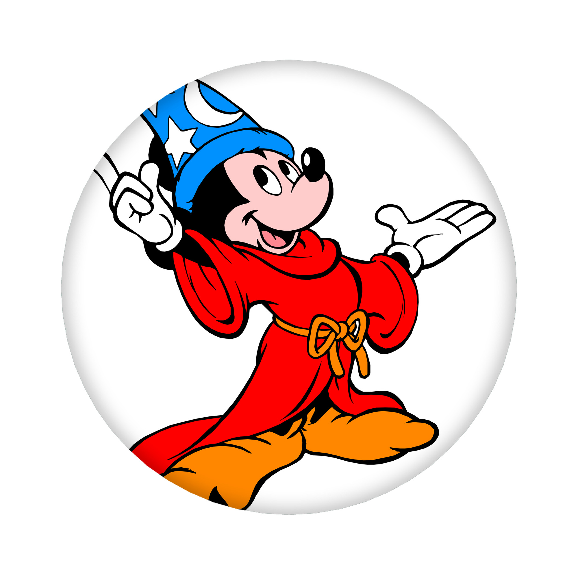 （画像用） ミッキーマウス Mickey Mouse 6cm 缶バッジ 複数セット