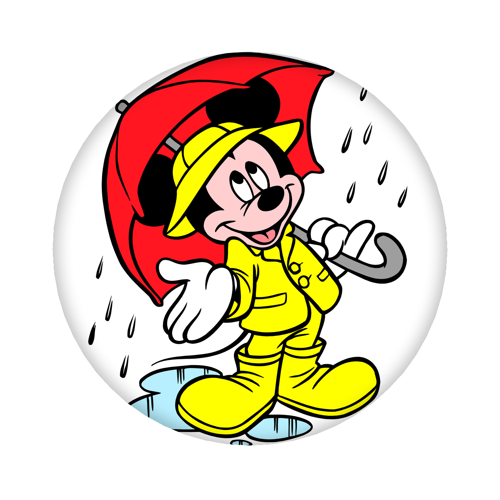 （画像用） ミッキーマウス Mickey Mouse 6cm 缶バッジ 複数セット