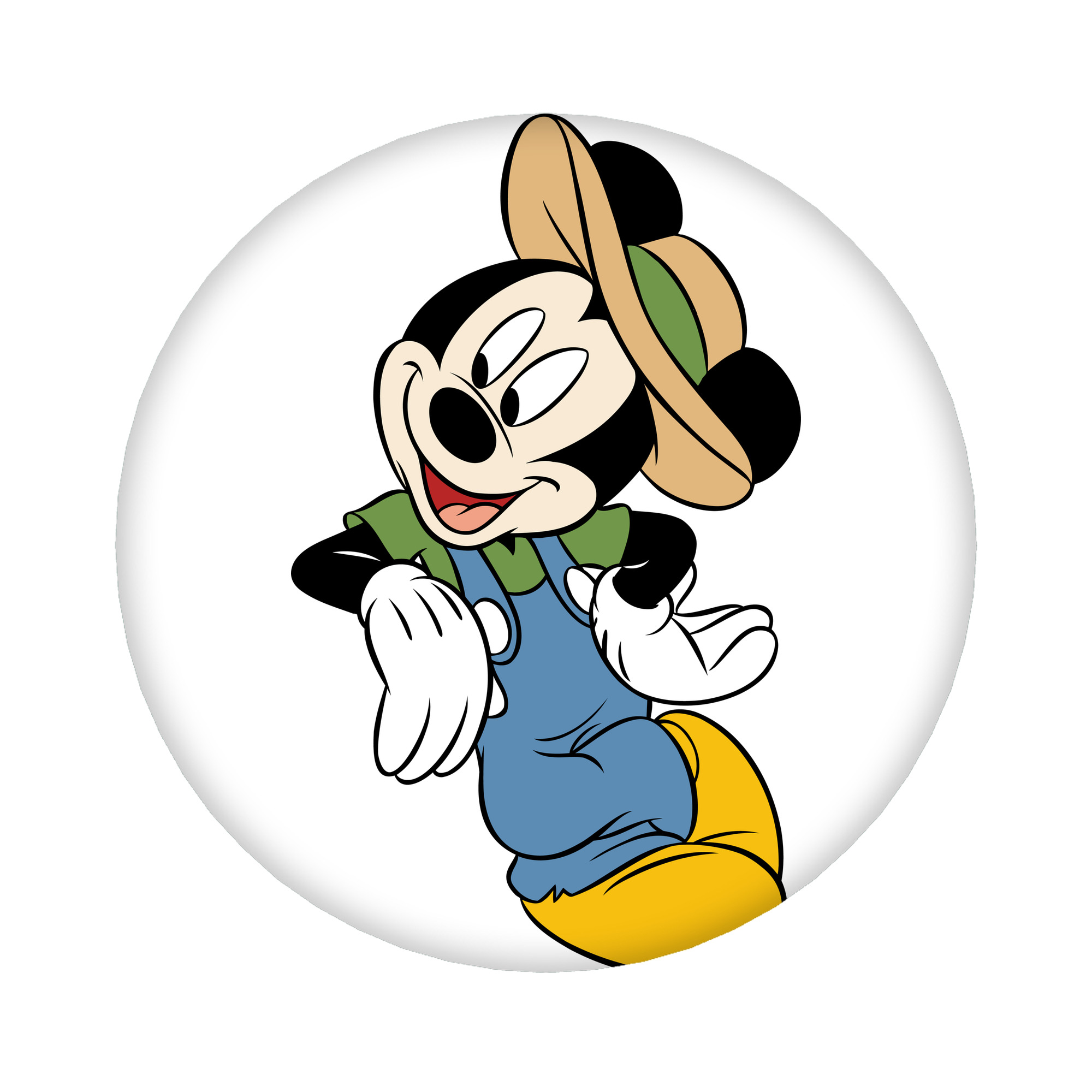 （画像用） ミッキーマウス Mickey Mouse 6cm 缶バッジ 複数セット