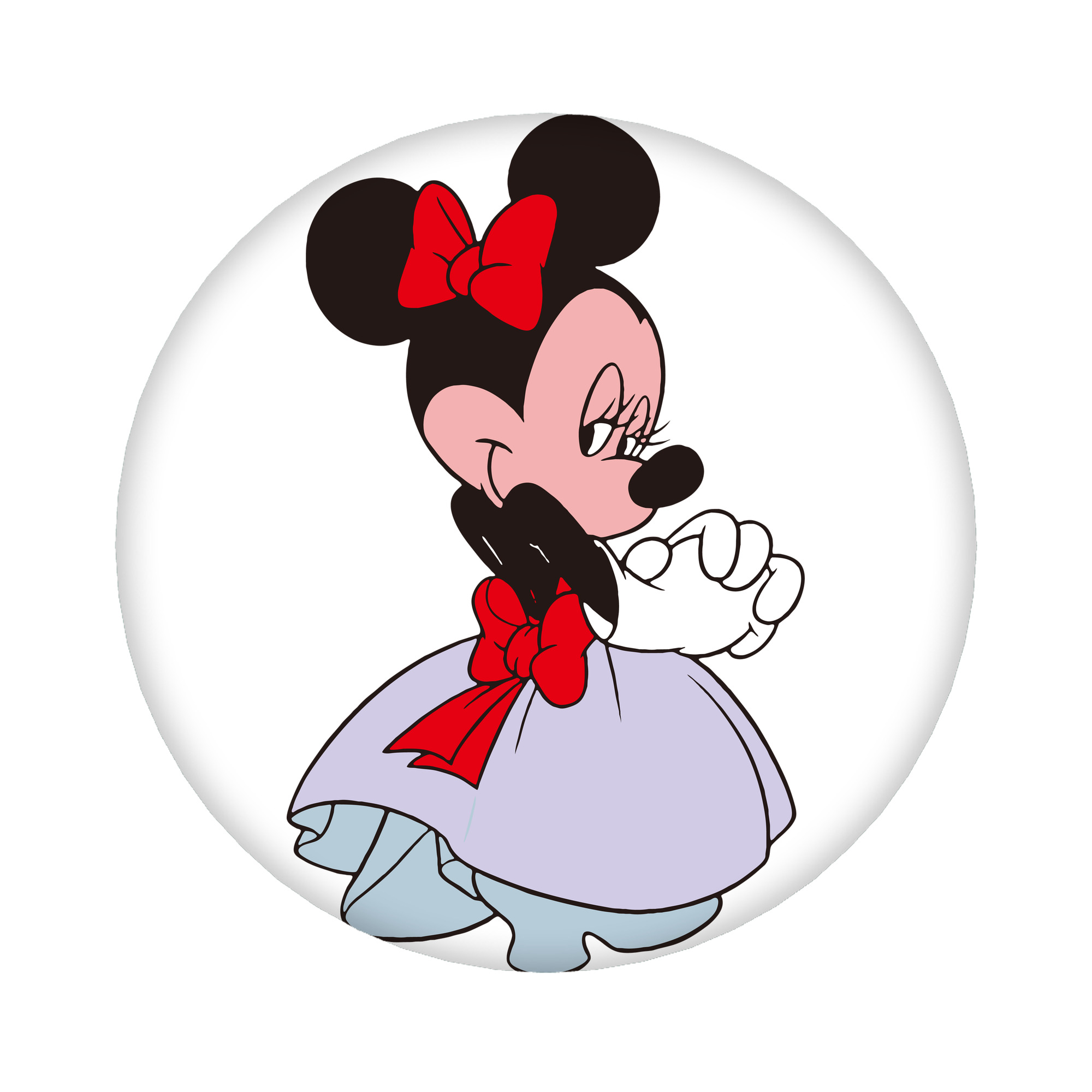 （画像用） ミッキーマウス Mickey Mouse 6cm 缶バッジ 複数セット