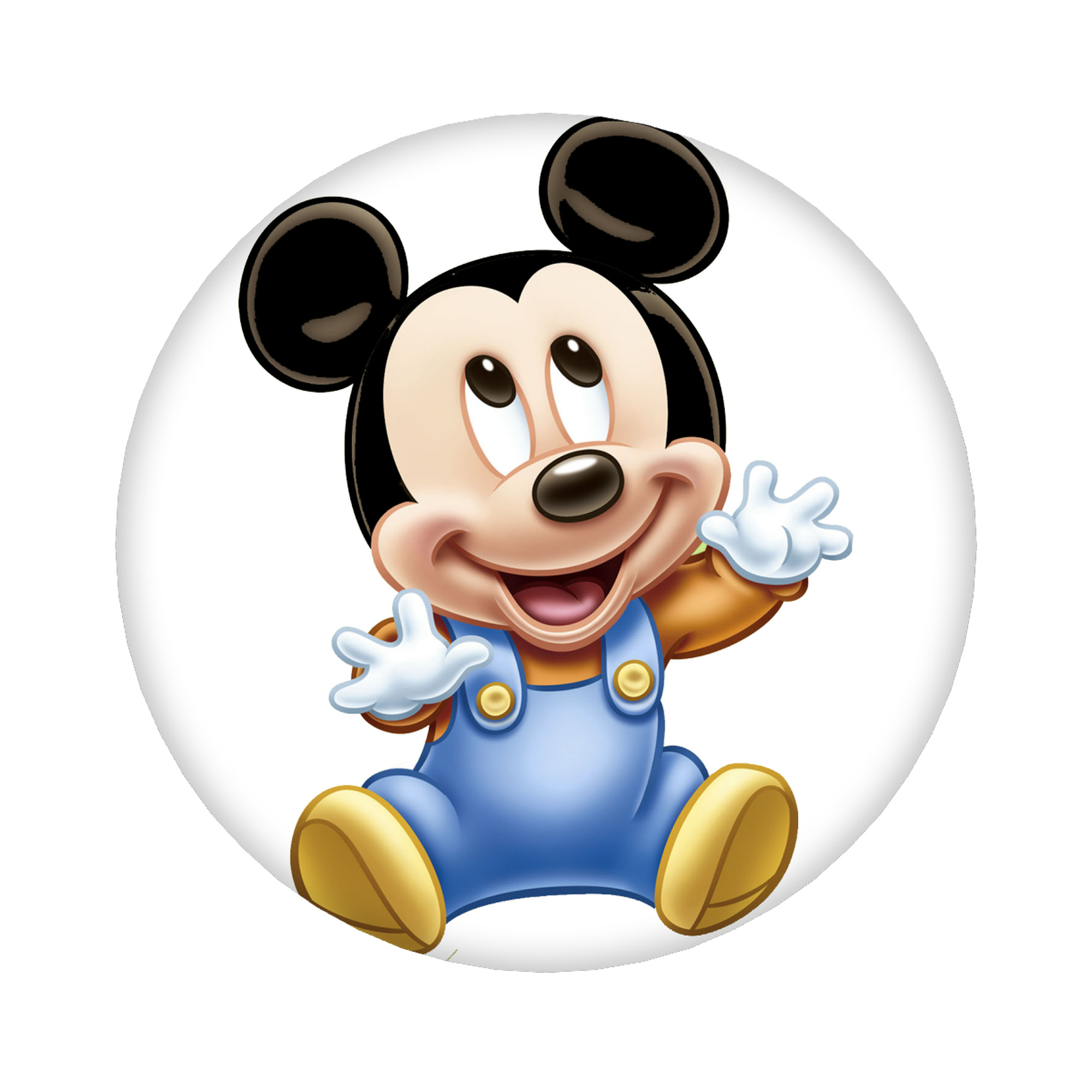 （画像用） ミッキーマウス Mickey Mouse 6cm 缶バッジ 複数セット