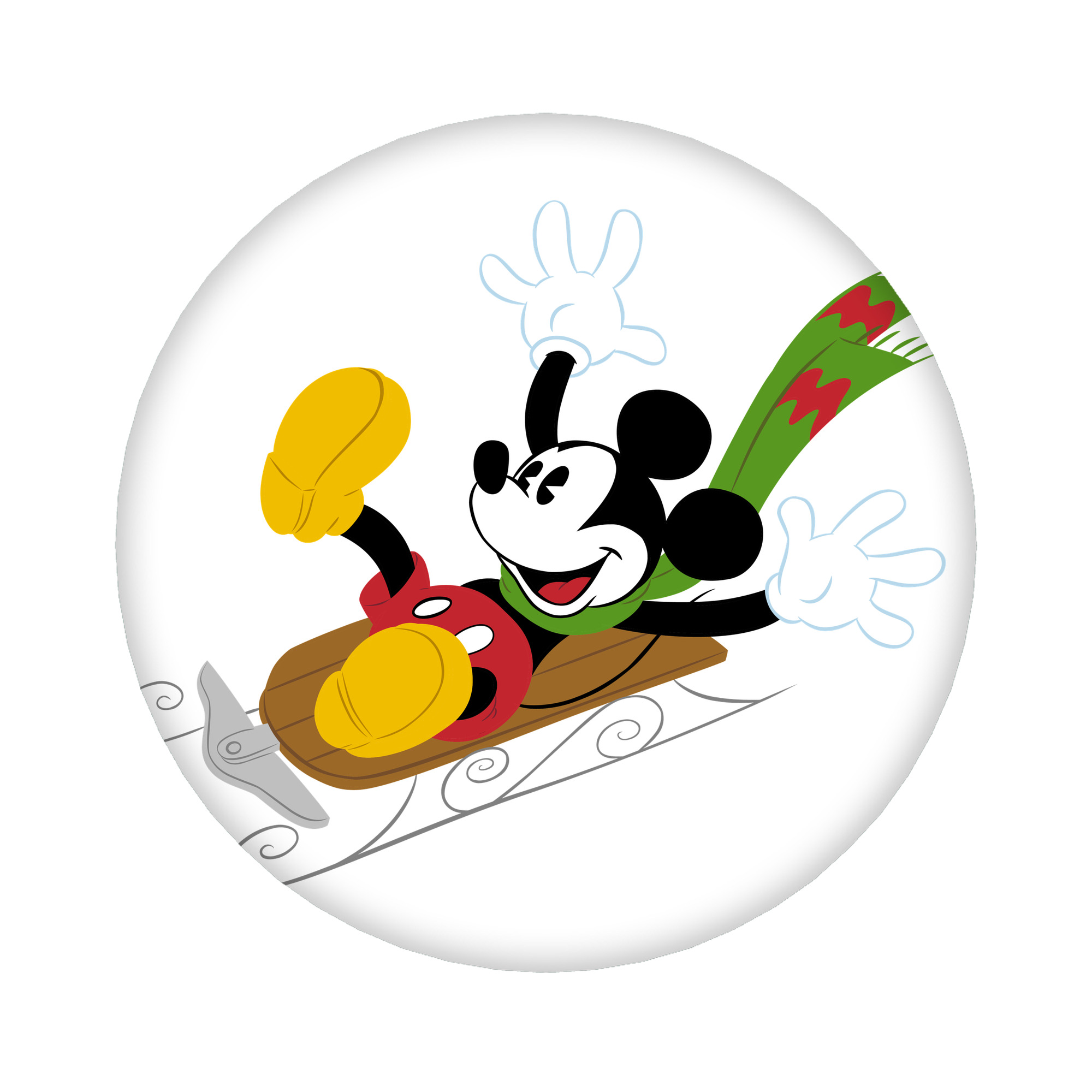 （画像用） ミッキーマウス Mickey Mouse 6cm 缶バッジ 複数セット