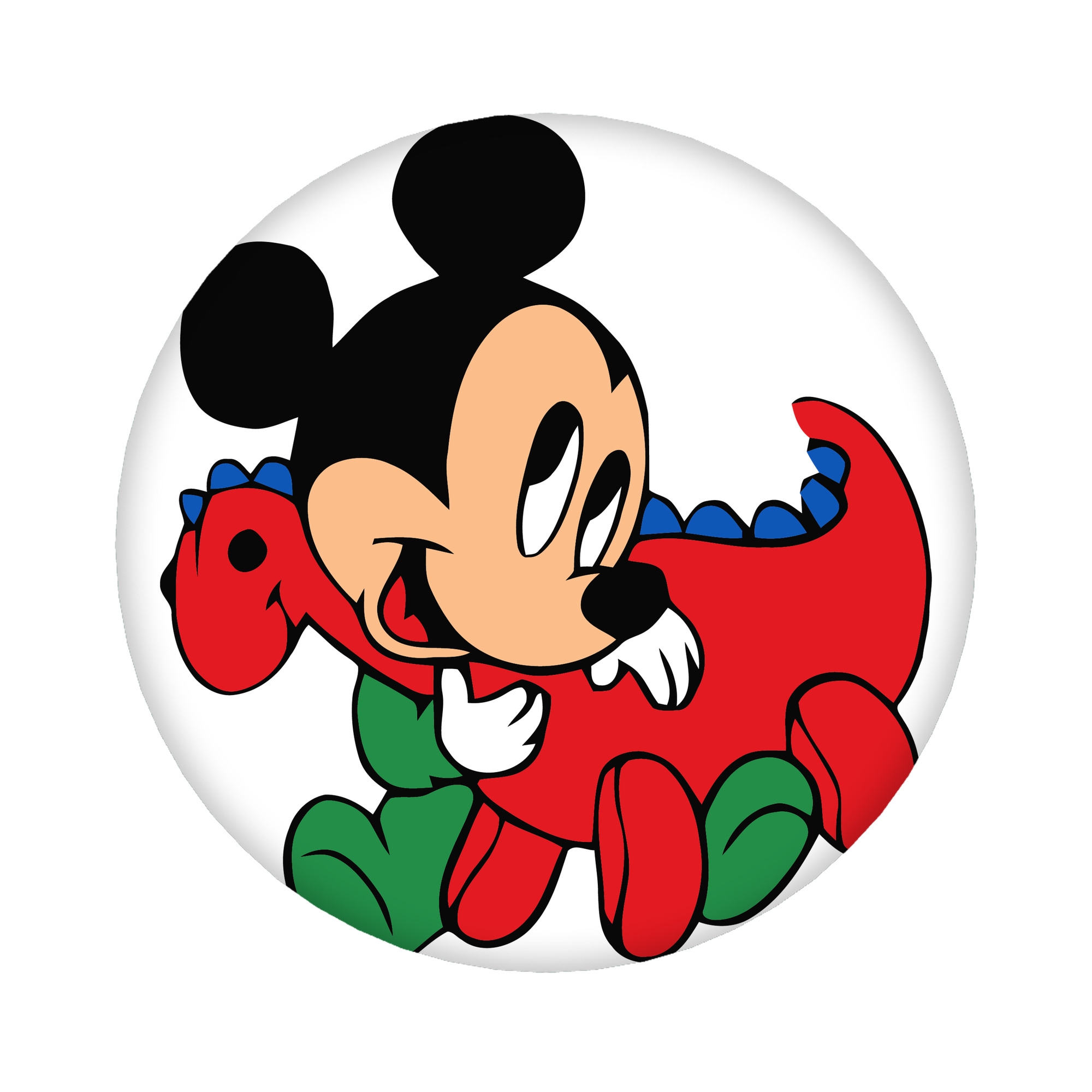 （画像用） ミッキーマウス Mickey Mouse 6cm 缶バッジ 複数セット