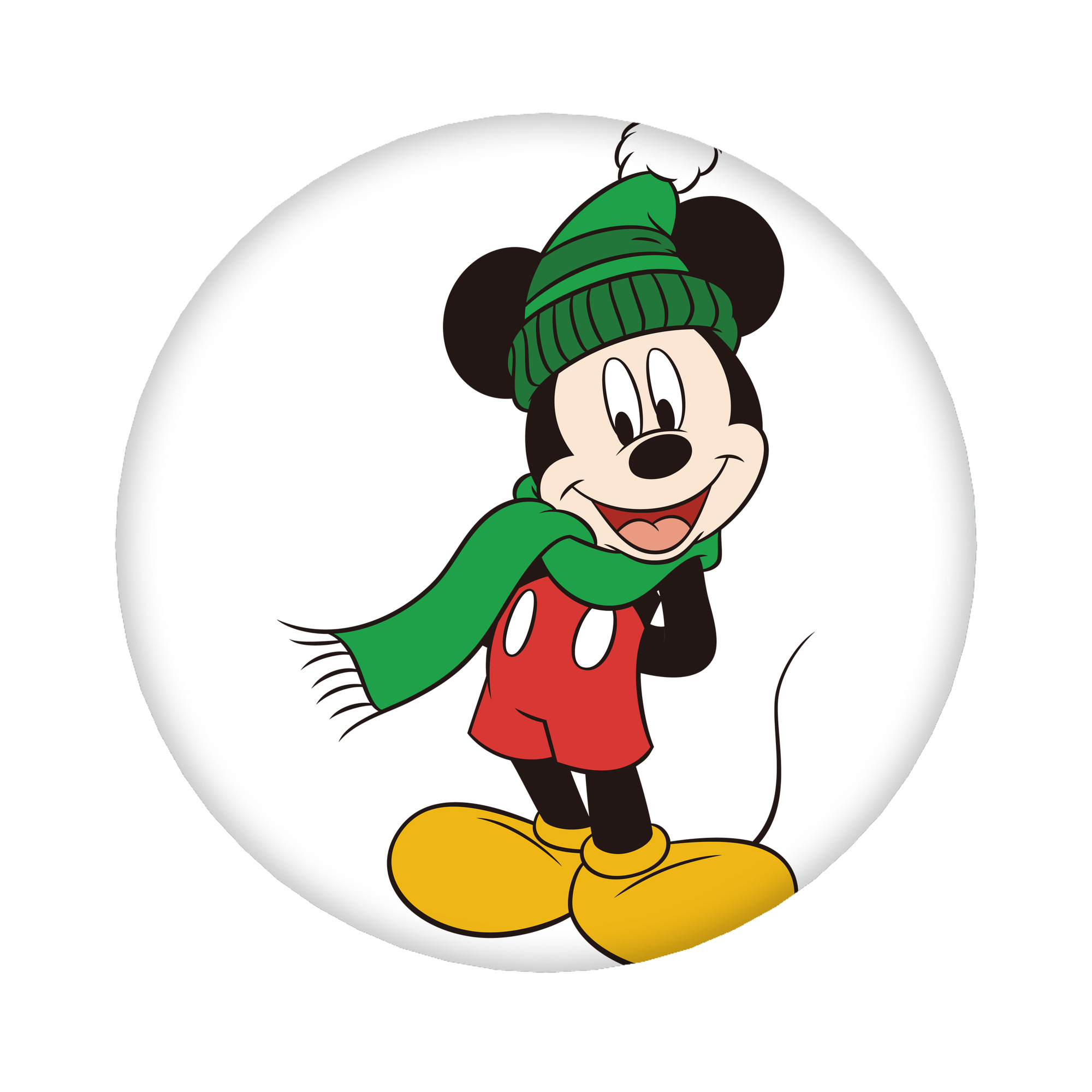 （画像用） ミッキーマウス Mickey Mouse 6cm 缶バッジ 複数セット