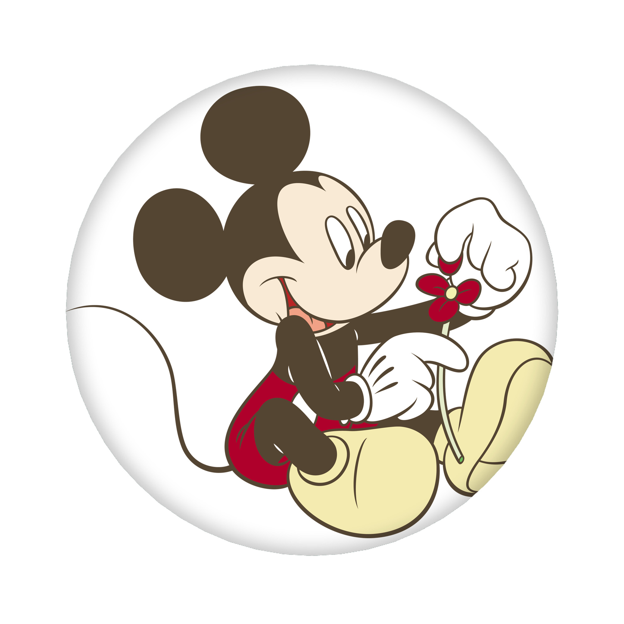 （画像用） ミッキーマウス Mickey Mouse 6cm 缶バッジ 複数セット