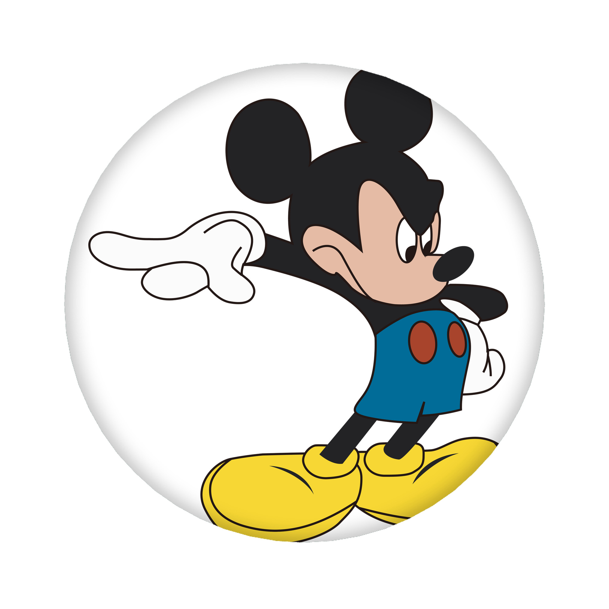 （画像用） ミッキーマウス Mickey Mouse 6cm 缶バッジ 複数セット