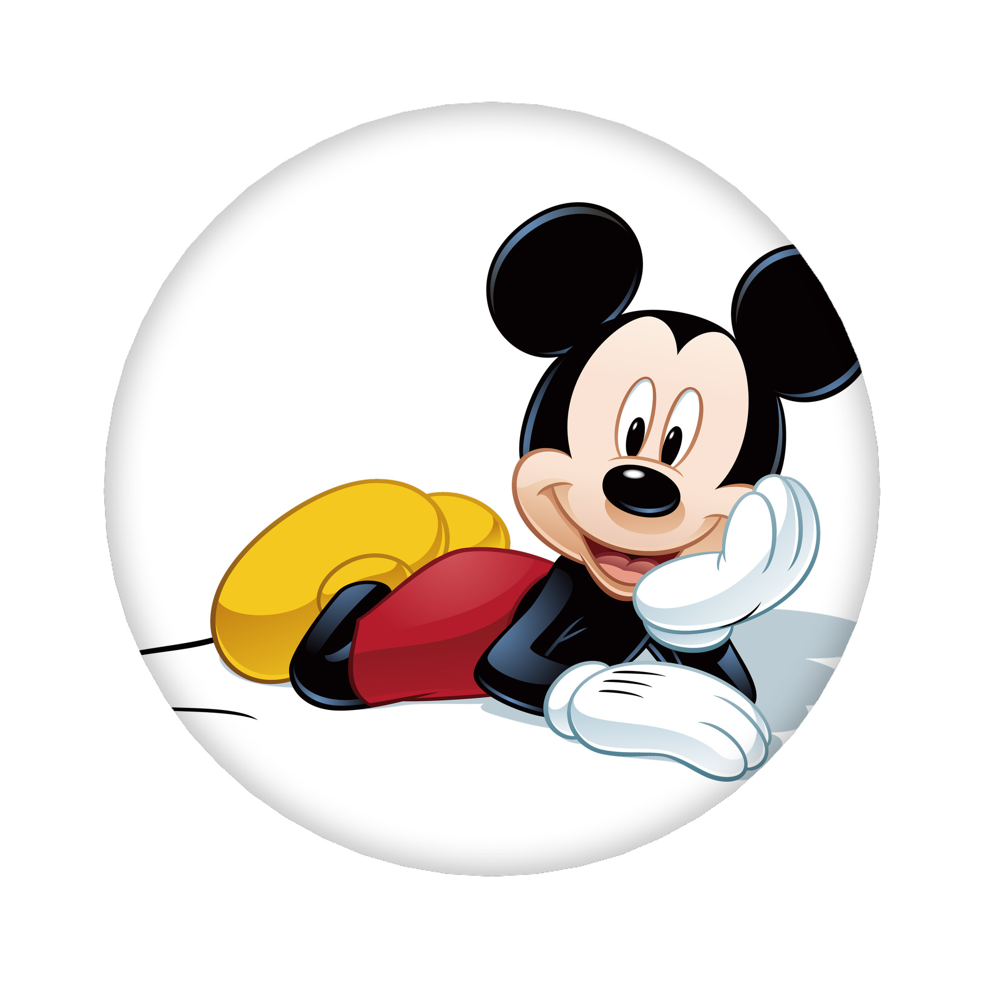 （画像用） ミッキーマウス Mickey Mouse 6cm 缶バッジ 複数セット