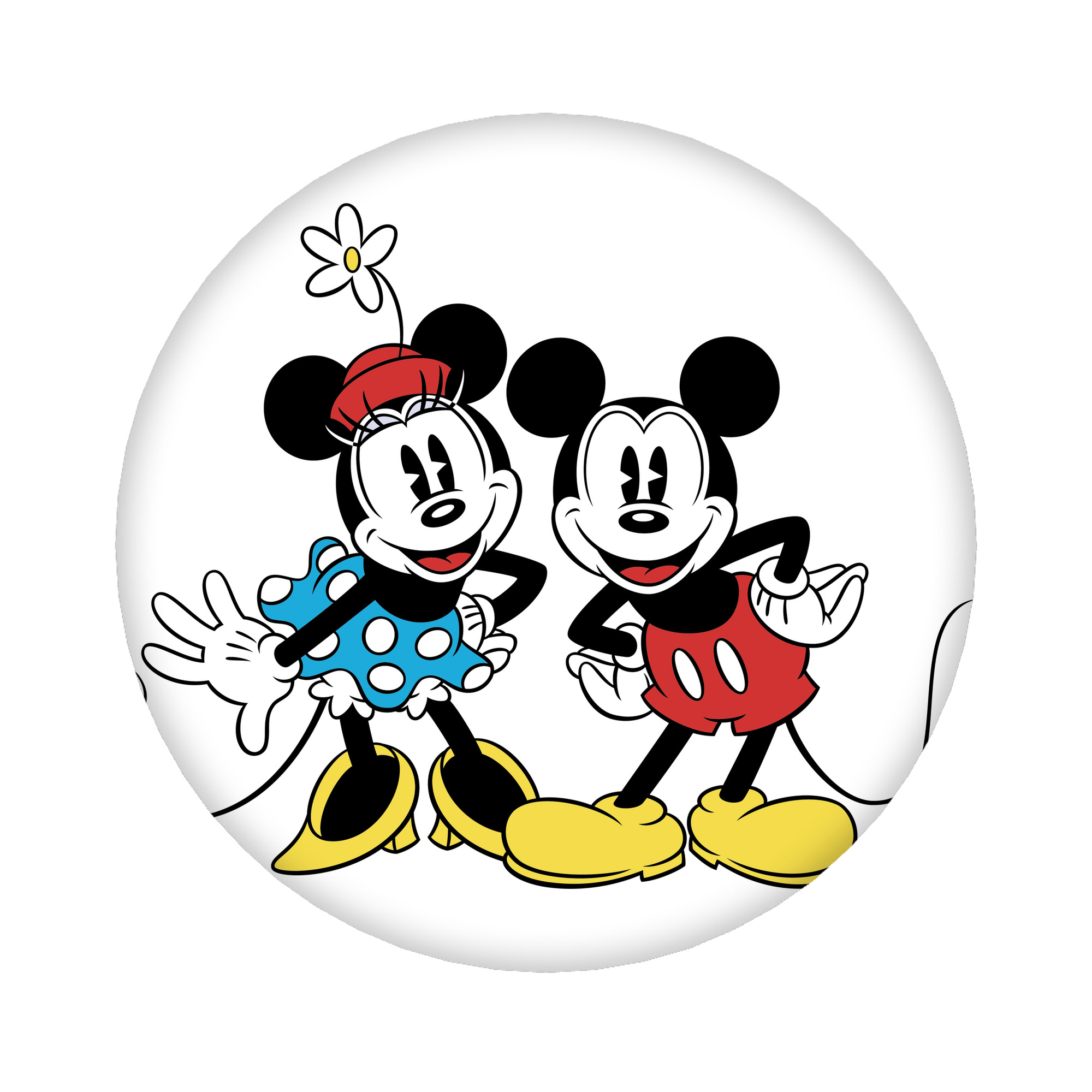 （画像用） ミッキーマウス Mickey Mouse 6cm 缶バッジ 複数セット