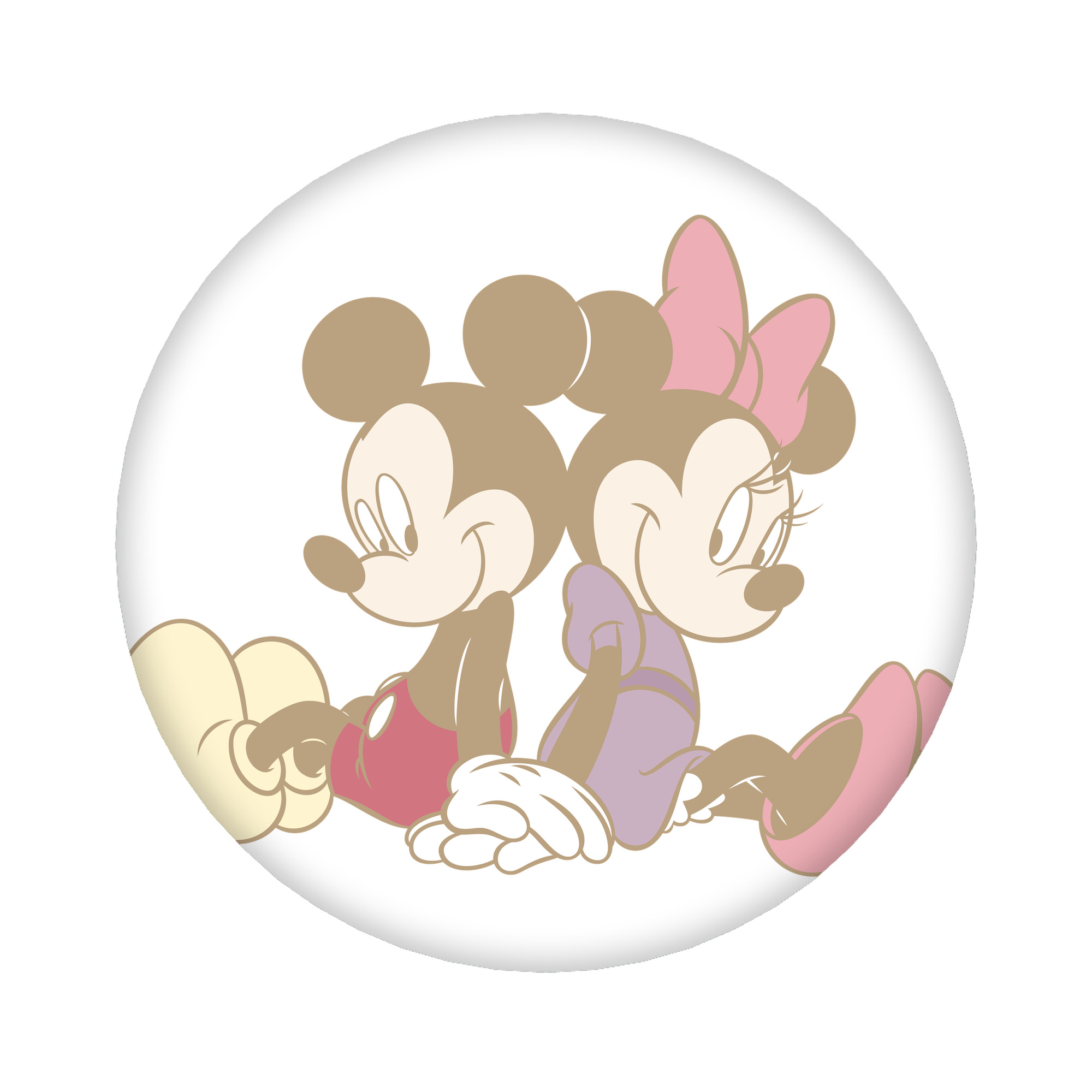 （画像用） ミッキーマウス Mickey Mouse 6cm 缶バッジ 複数セット
