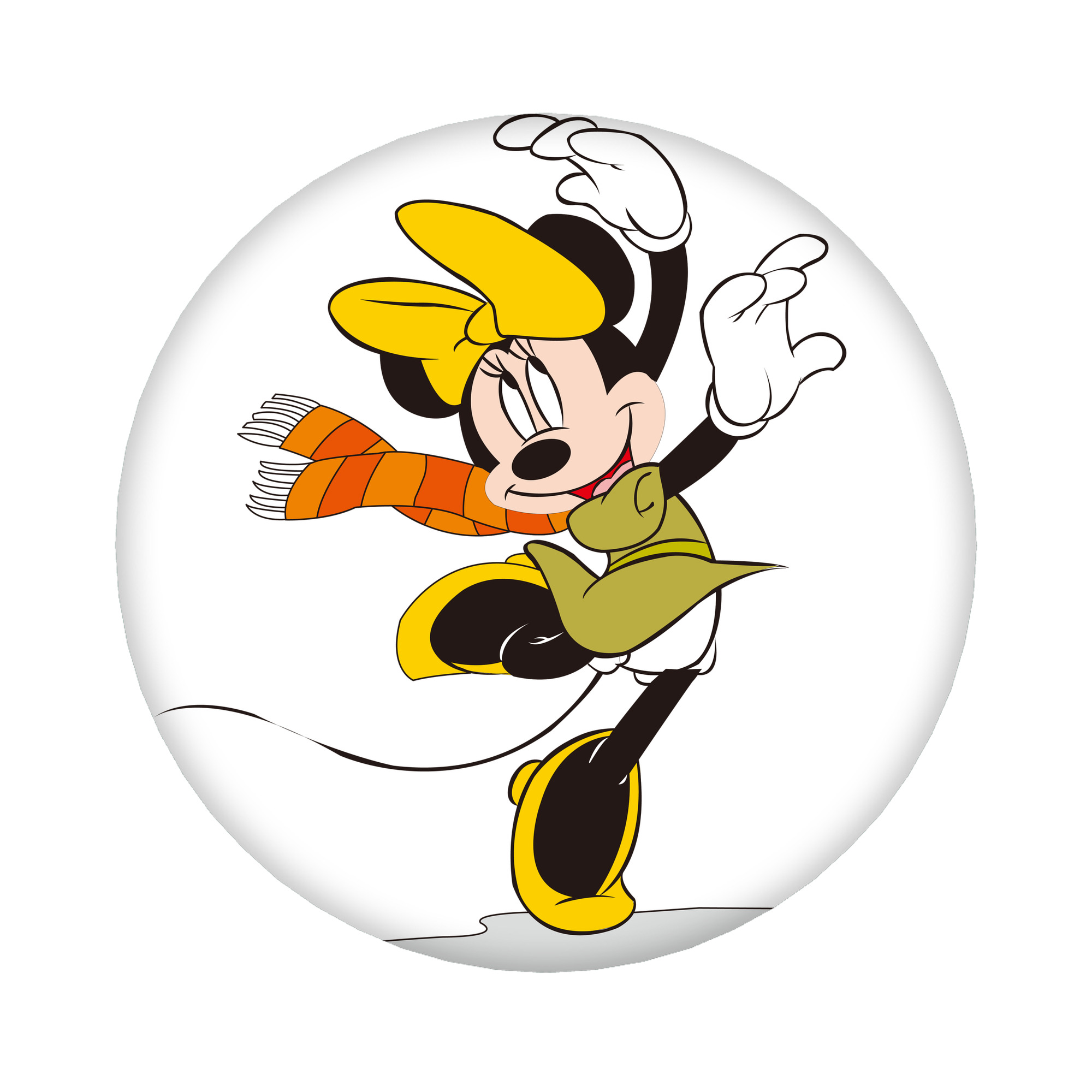 （画像用） ミッキーマウス Mickey Mouse 6cm 缶バッジ 複数セット