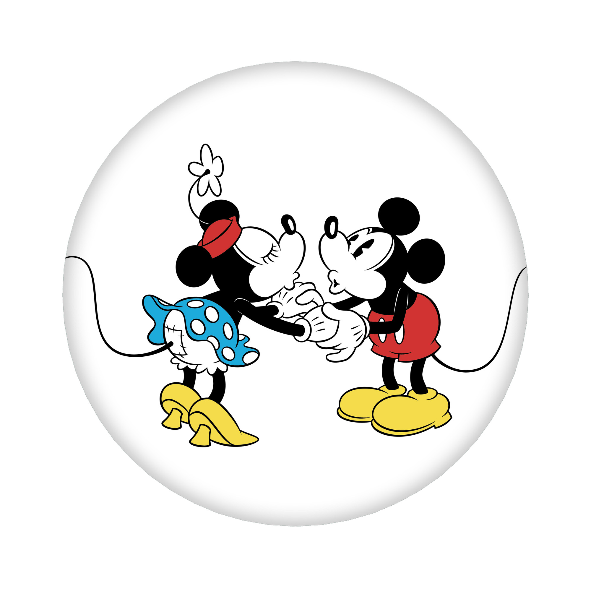 （画像用） ミッキーマウス Mickey Mouse 6cm 缶バッジ 複数セット