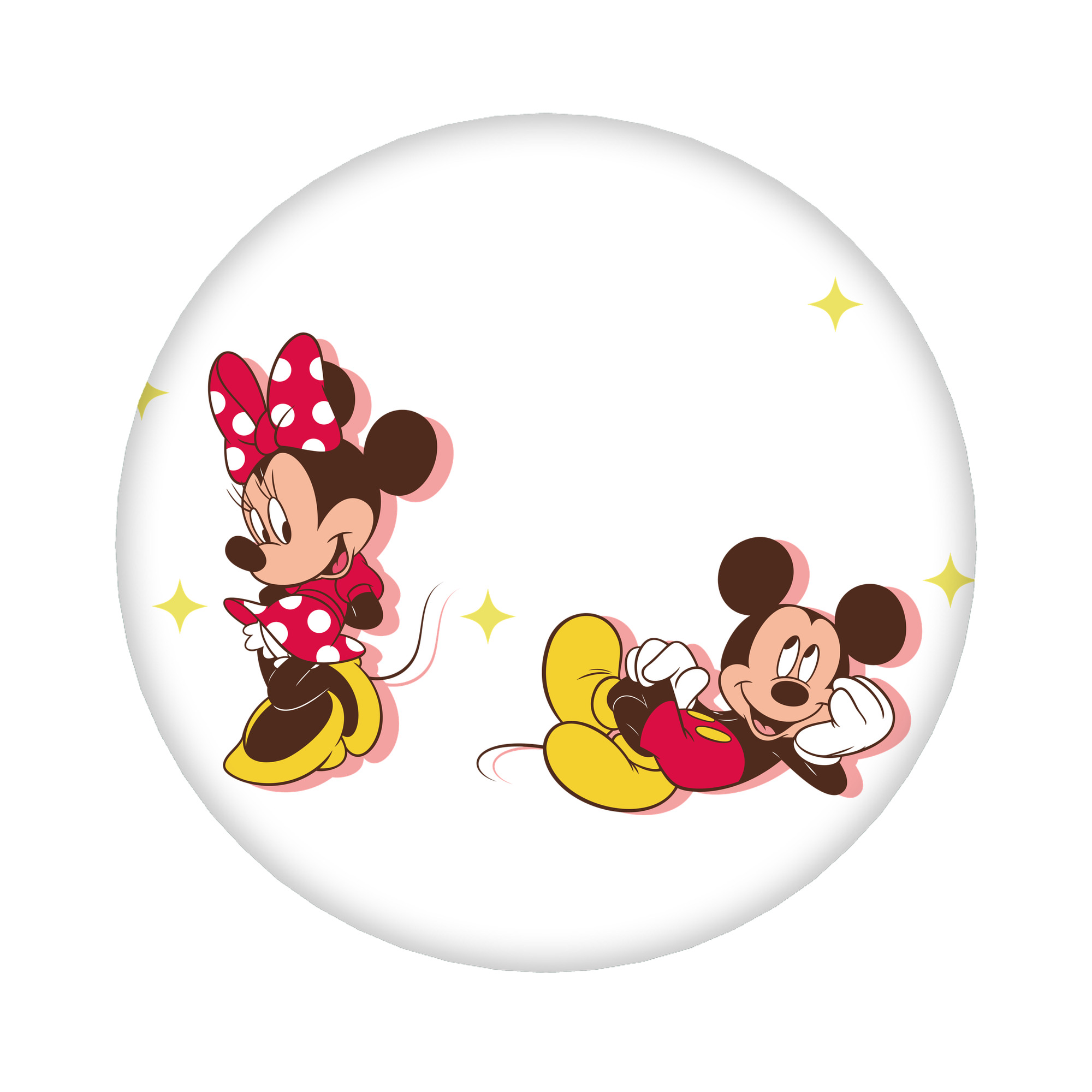 （画像用） ミッキーマウス Mickey Mouse 6cm 缶バッジ 複数セット