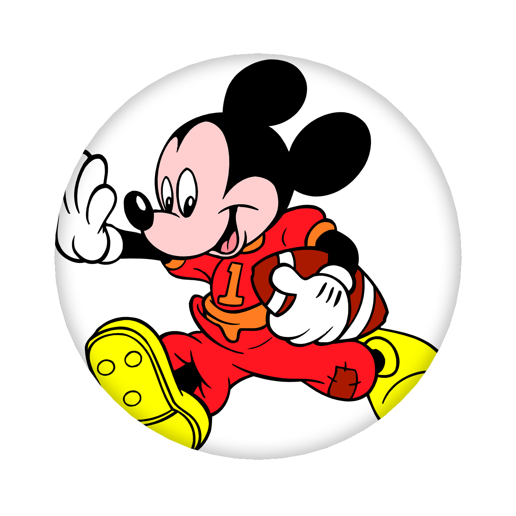 （画像用） ミッキーマウス Mickey Mouse 6cm 缶バッジ 複数セット