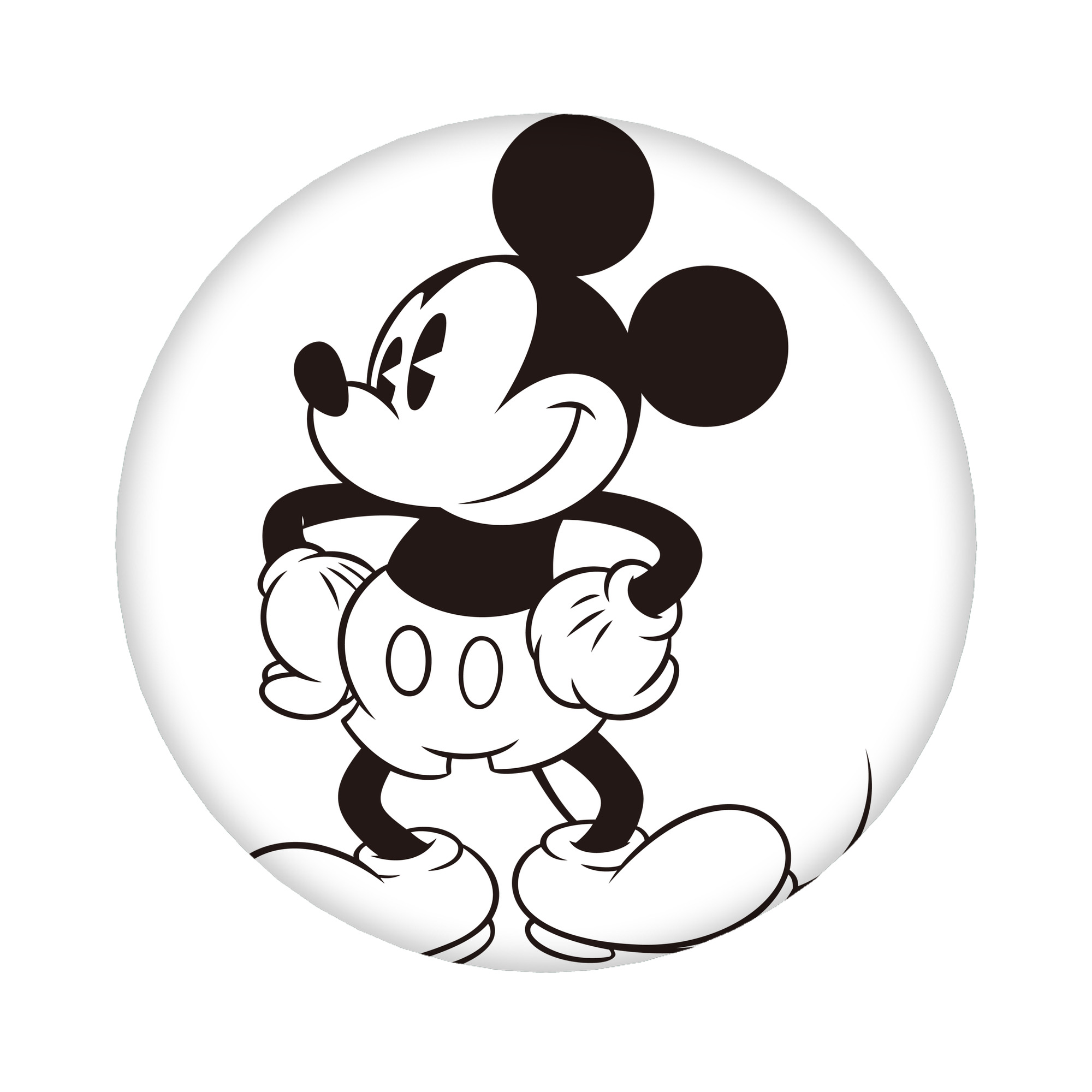 （画像用） ミッキーマウス Mickey Mouse 6cm 缶バッジ 複数セット